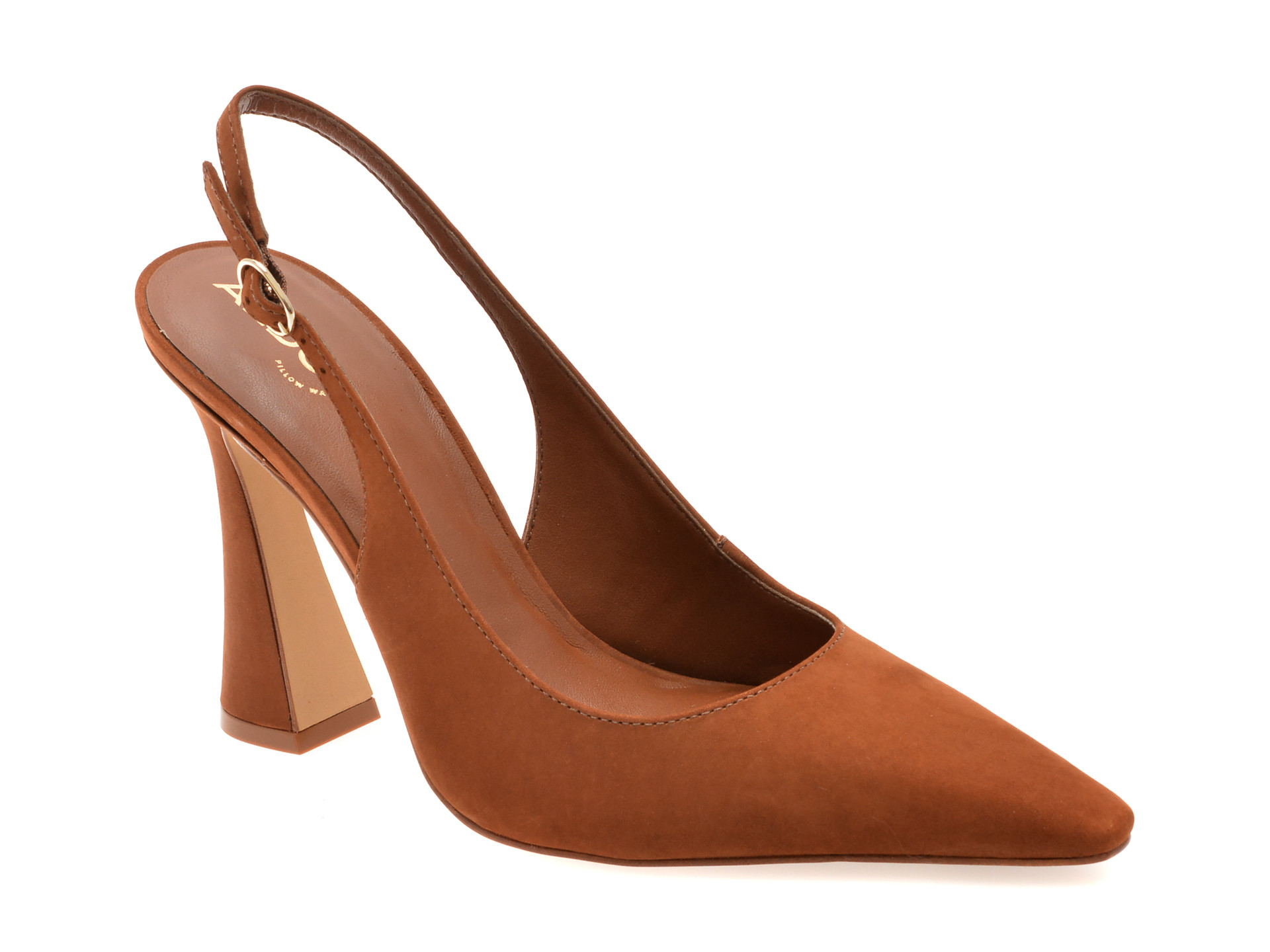 Pantofi eleganti ALDO maro, DAPHNEA210, din piele intoarsa