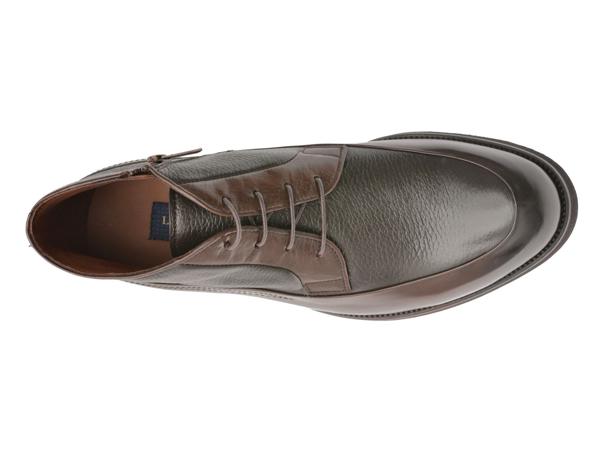 Ghete elegante LE COLONEL maro, 63938, din piele naturala