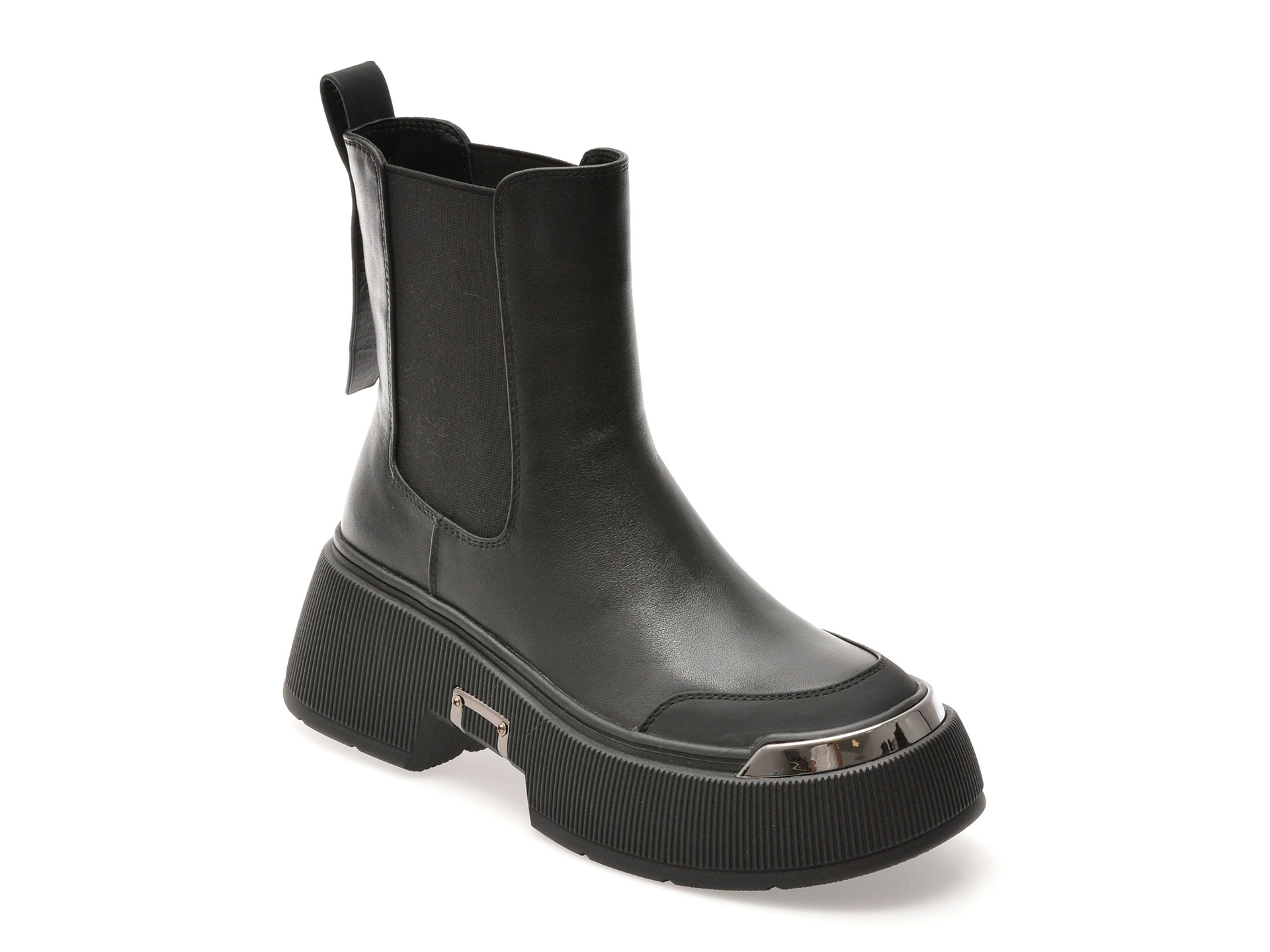 Ghete ALDO negre, 3R489, din piele naturala