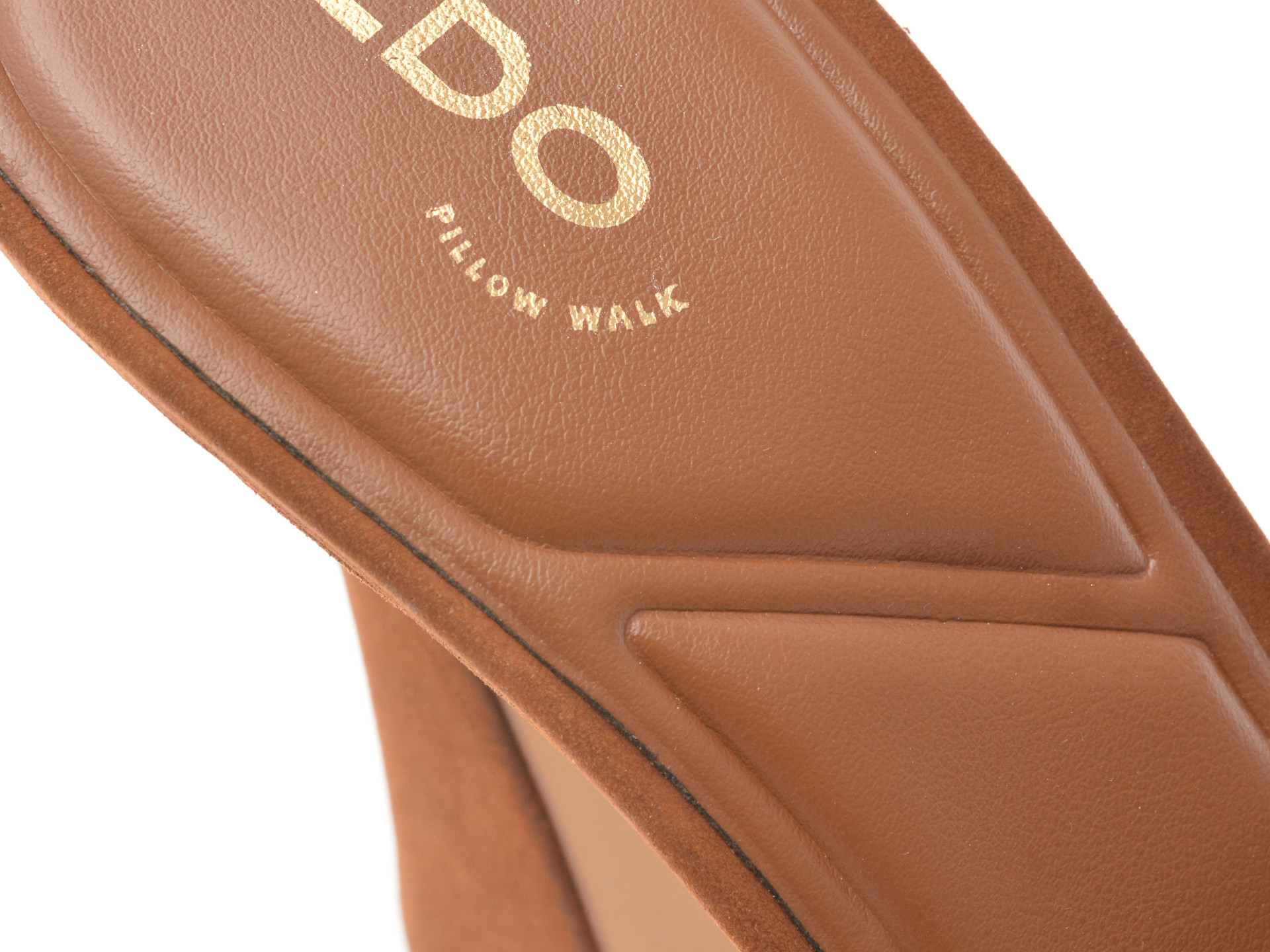 Papuci ALDO maro, RYLEA 210, din piele intoarsa