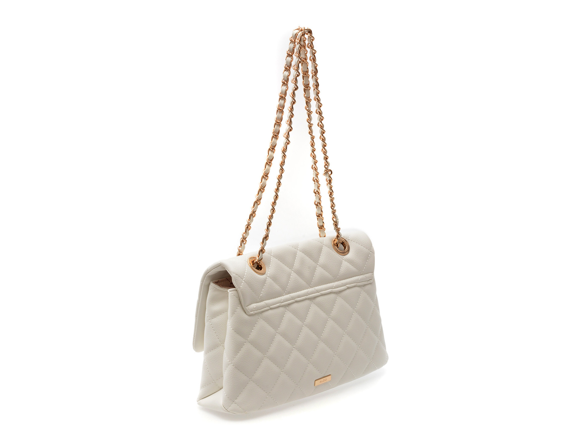 Geanta ALDO alba, CONTEDENNON 100, din piele ecologica