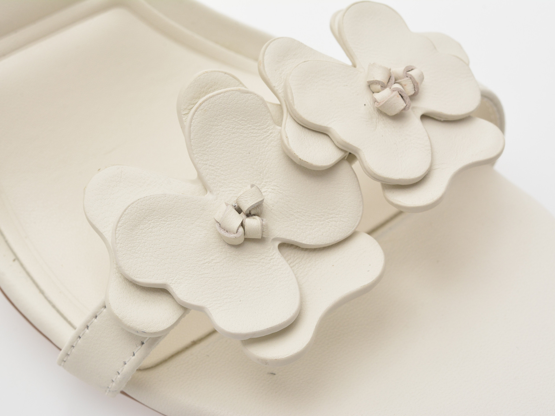 Sandale elegante ALDO albe, DAISYLILY 121, din piele naturala