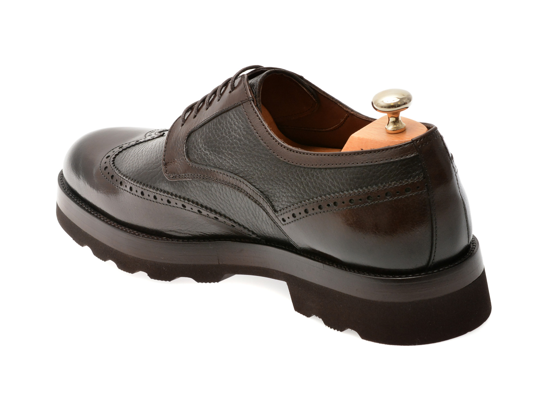 Pantofi eleganti LE COLONEL maro, 49115, din piele naturala