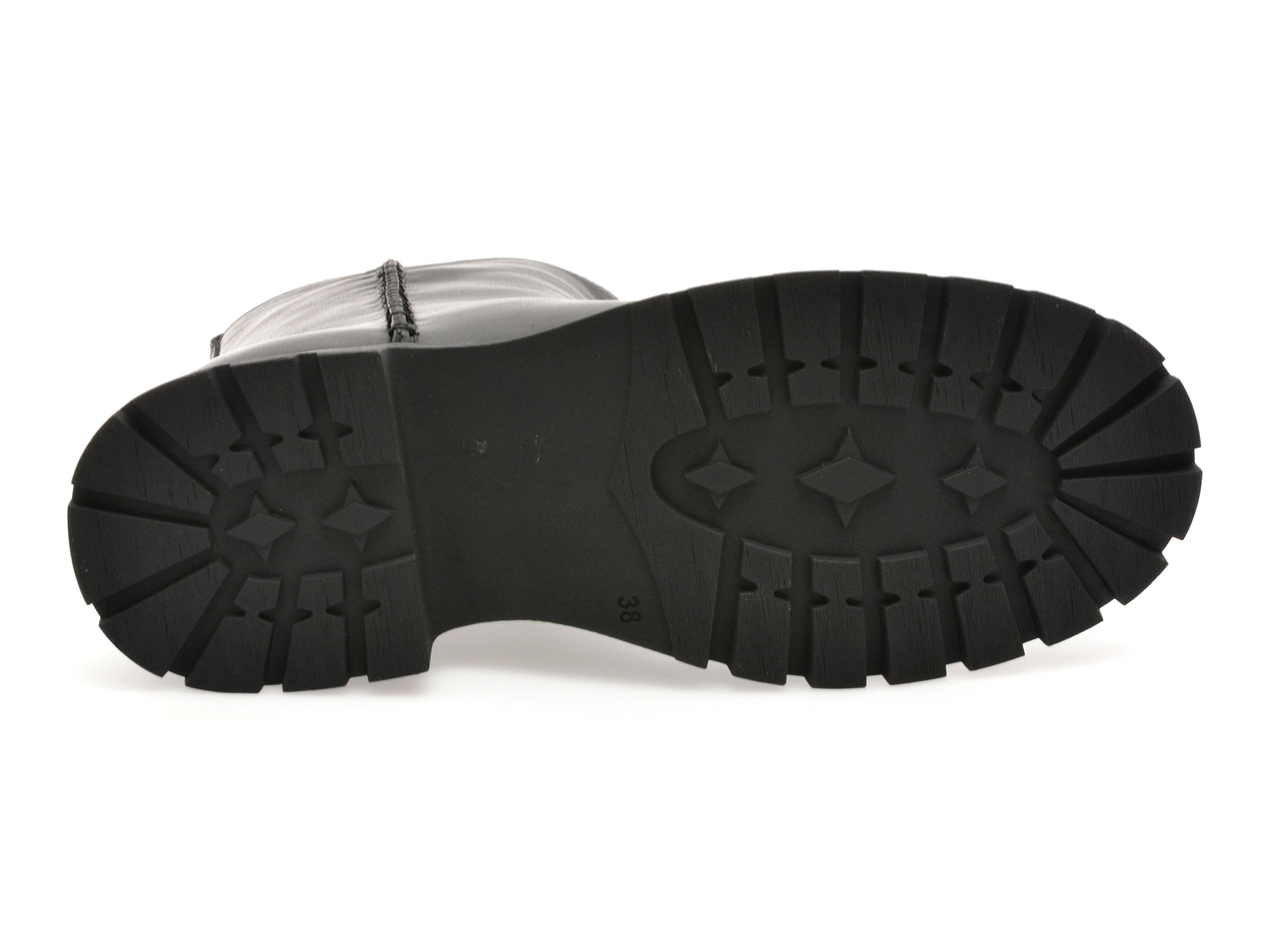 Ghete IMAGE negre, 208300, din piele naturala