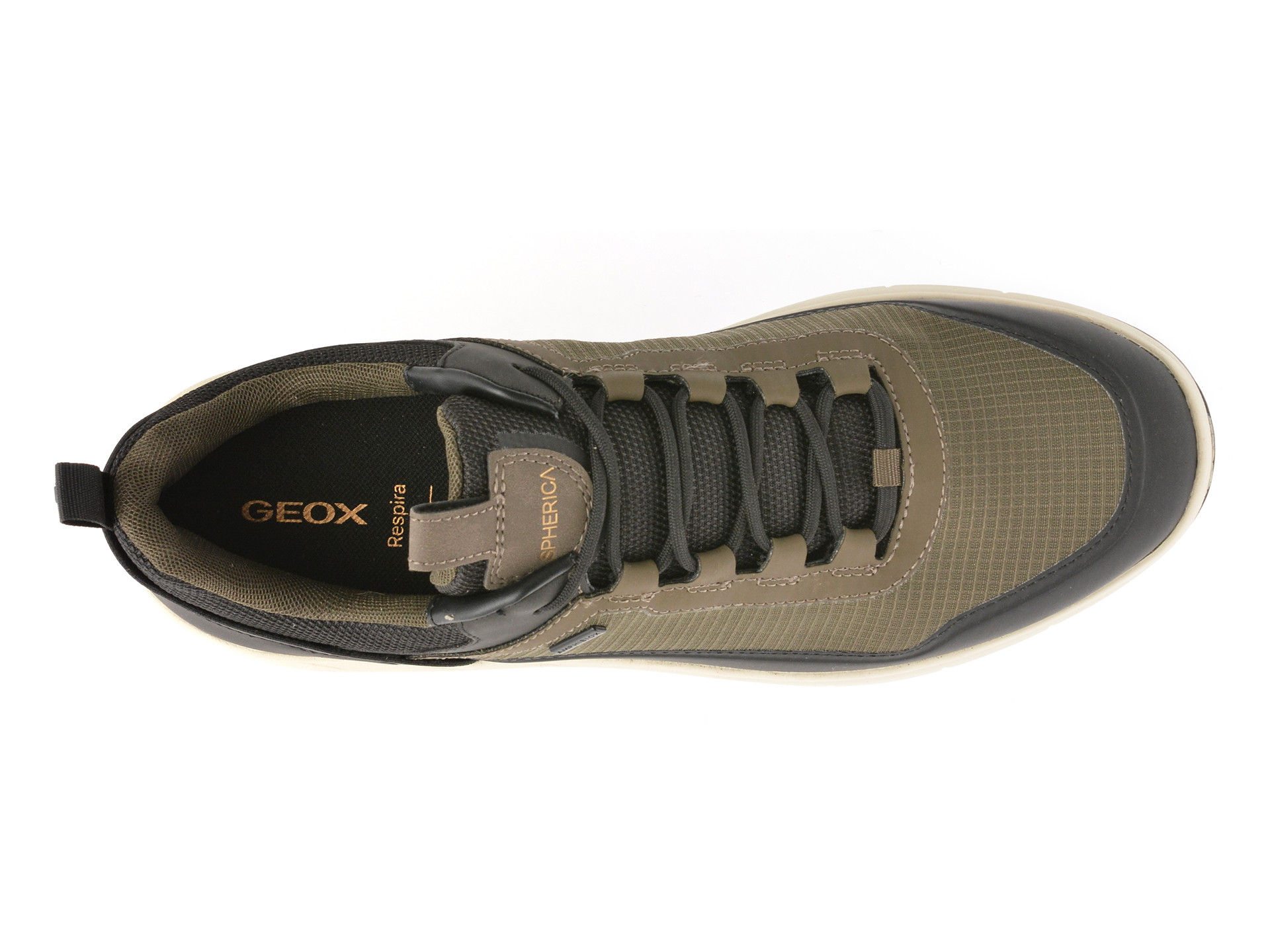 Pantofi sport GEOX kaki, U56FDA, din material textil