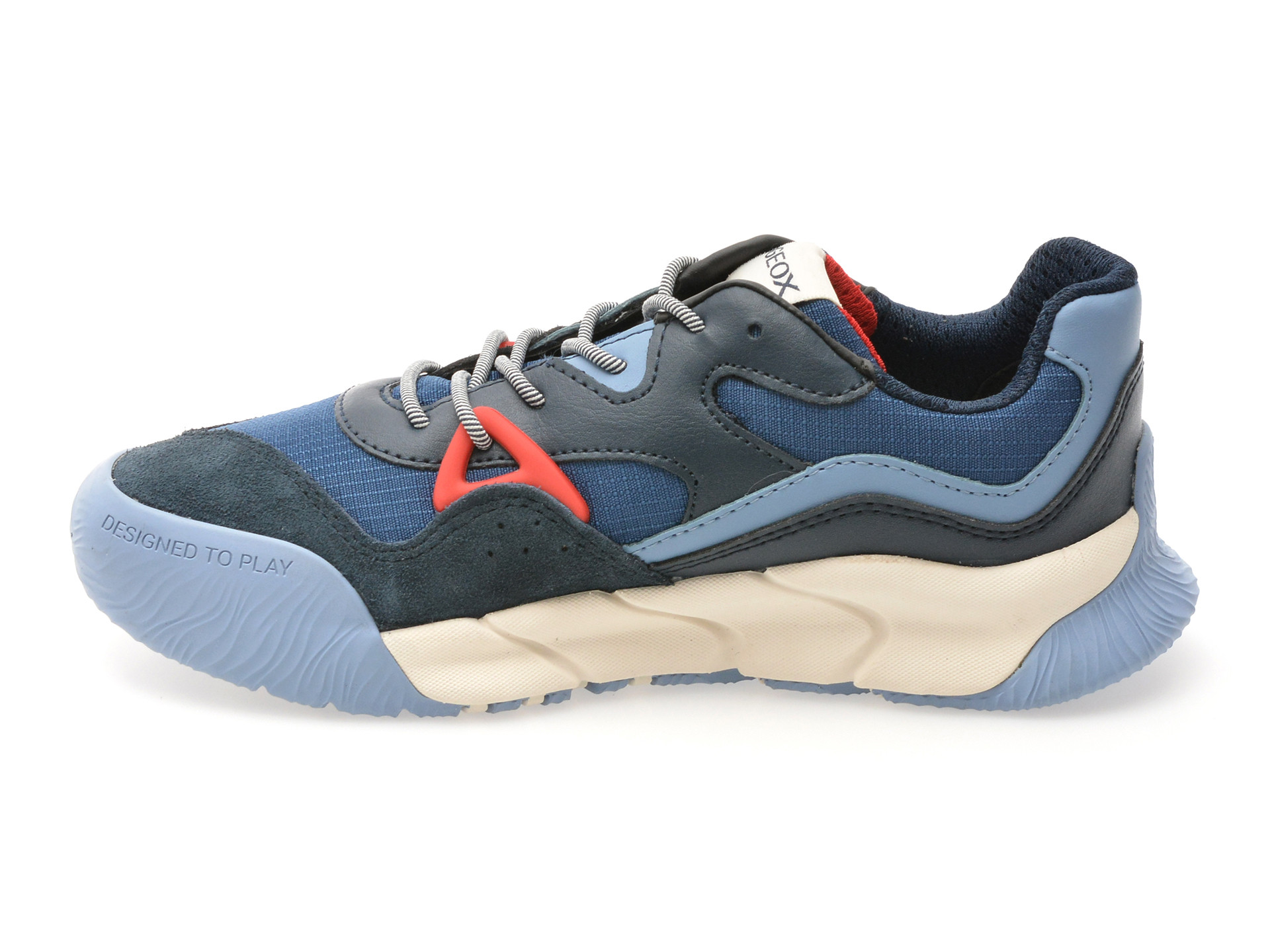 Pantofi sport GEOX albastri, J56NMA, din material textil