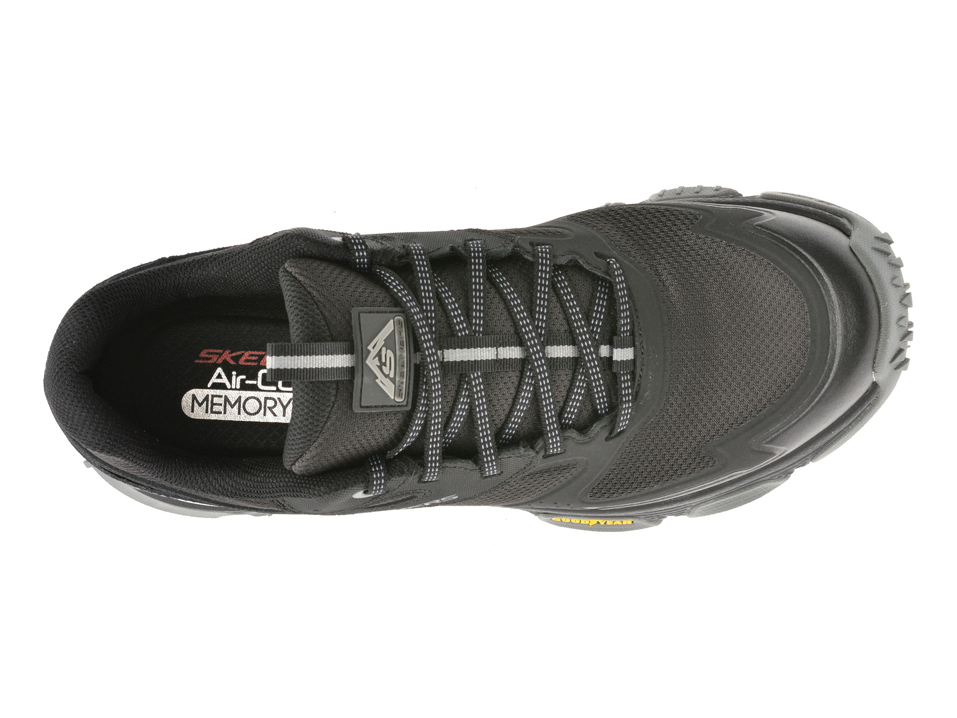 Pantofi sport SKECHERS negri, SKECH-AIR ENVOY, din material textil