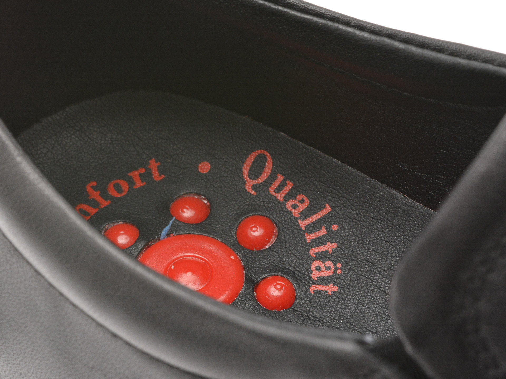 Pantofi OTTER negri, 556, din piele naturala