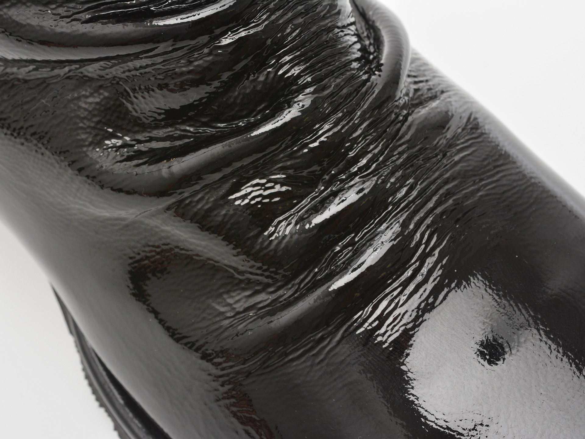 Ghete EPICA negre, 531227, din piele naturala lacuita