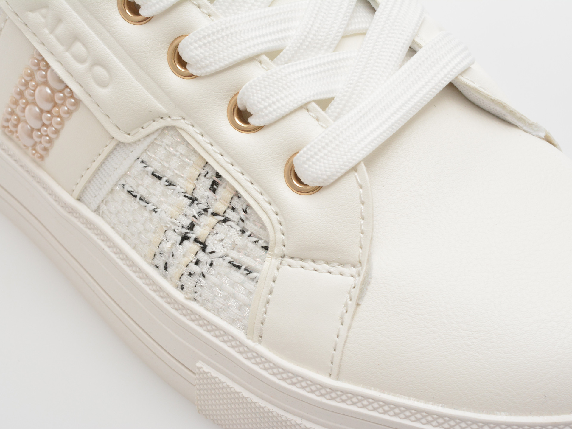 Pantofi sport ALDO alb, BERENTERIEL 122, din material textil