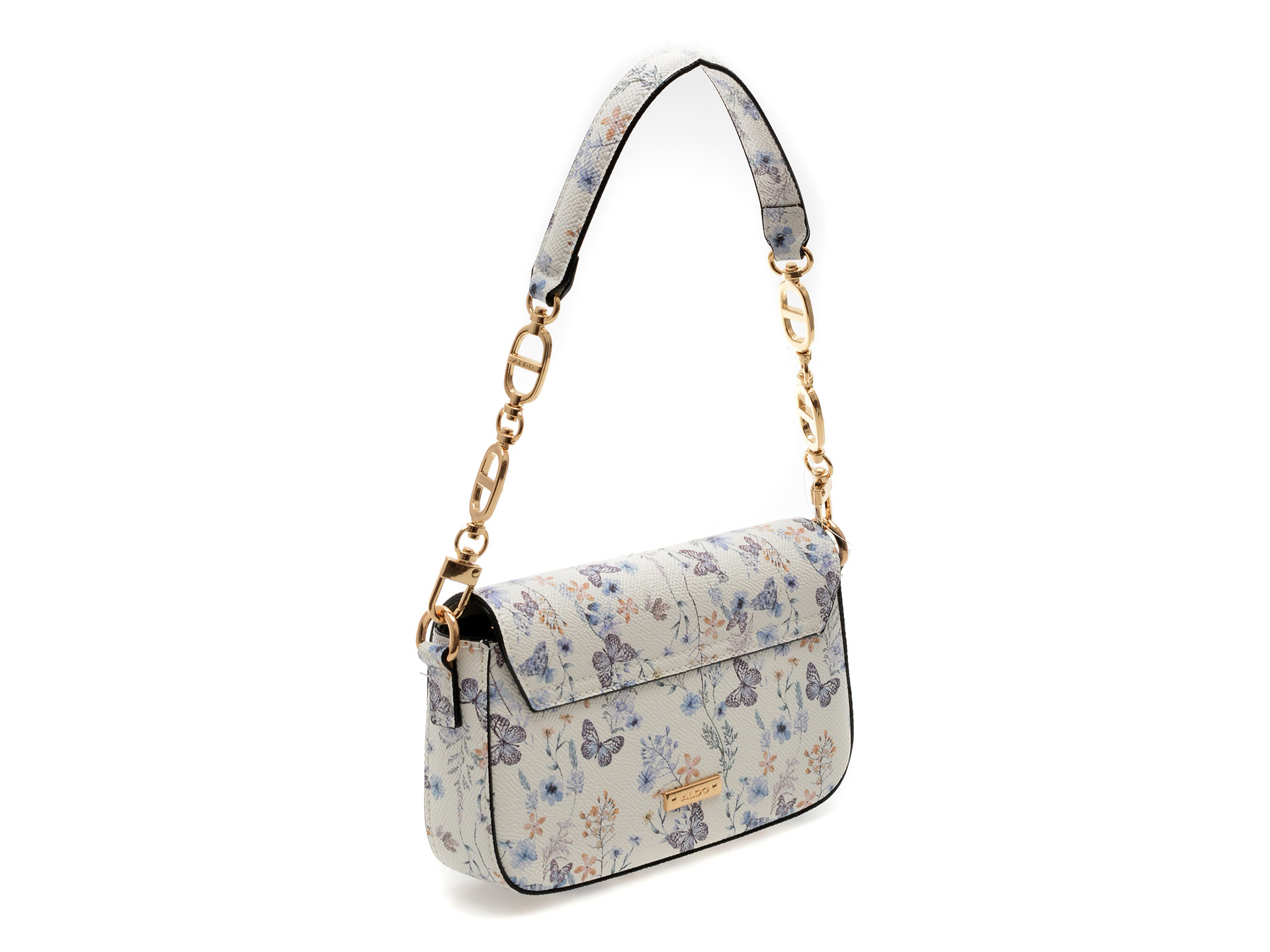 Geanta ALDO albastra, EXQUISITE 405, din piele ecologica