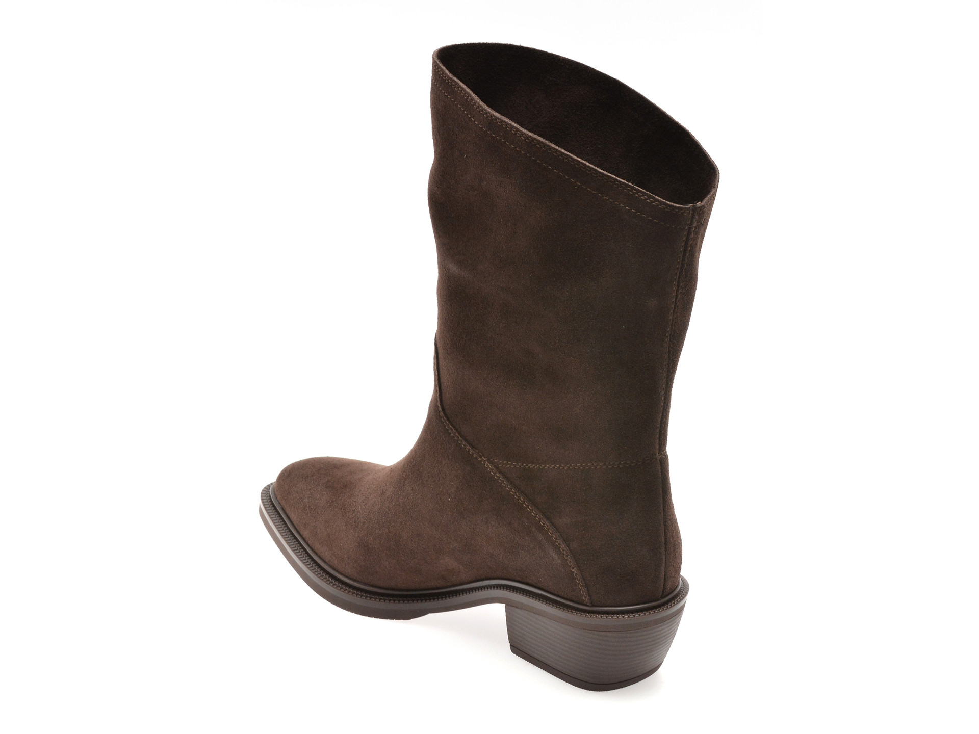 Ciocate elegante EPICA maro, 2881584, din piele intoarsa