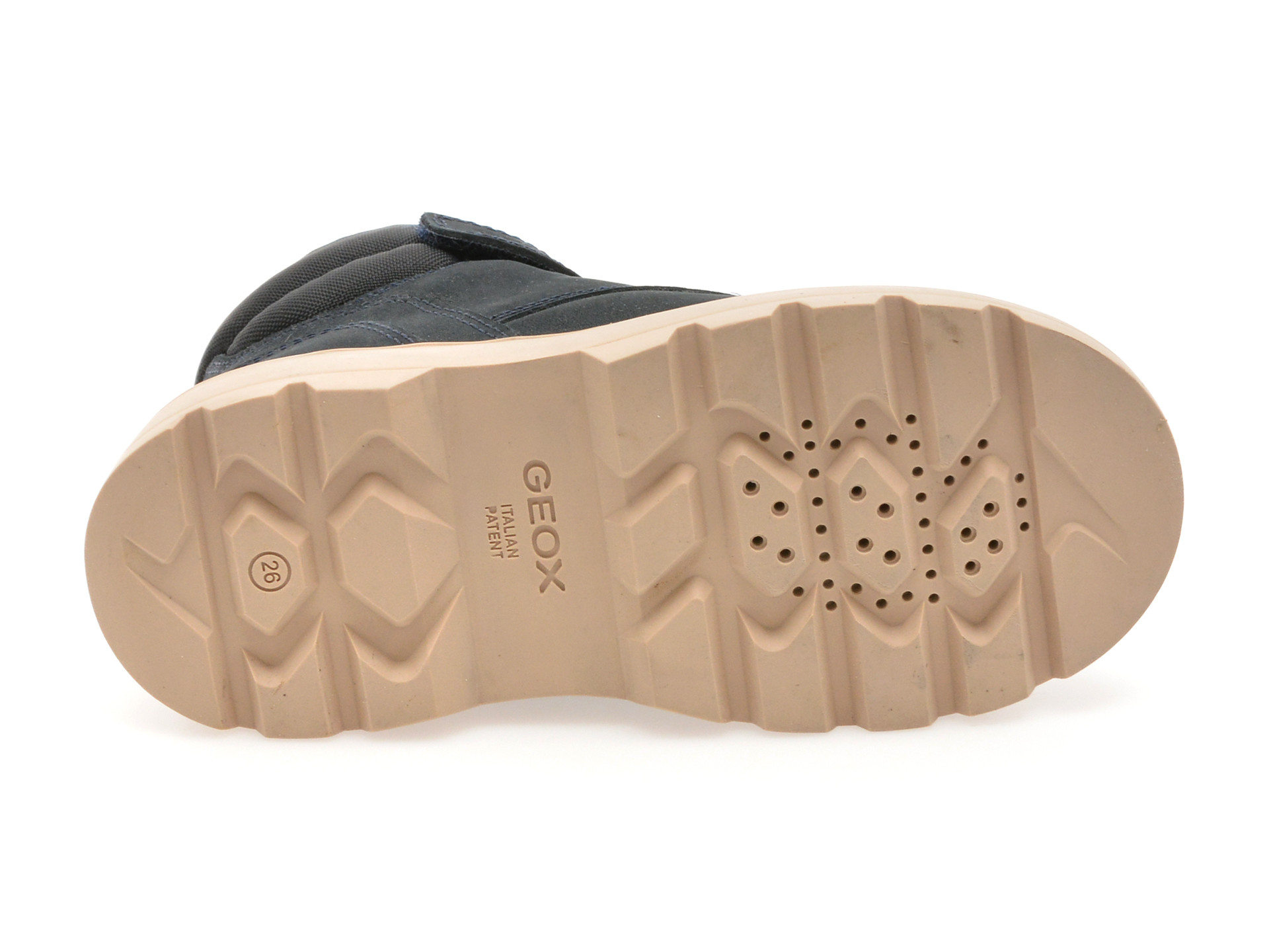 Ghete GEOX bleumarin, B4662B, din nabuc