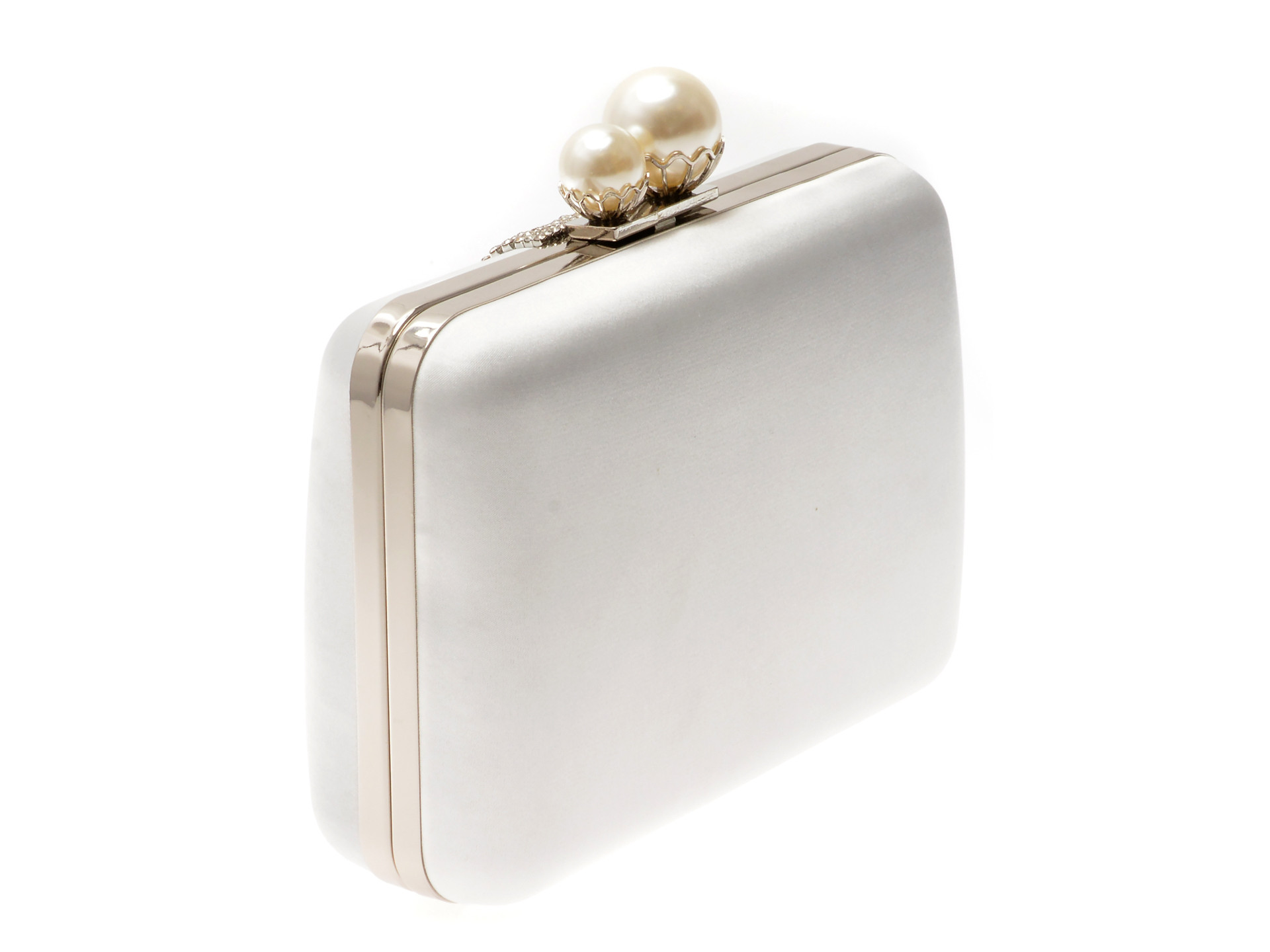 Geanta EPICA argintie, 8008, din material textil