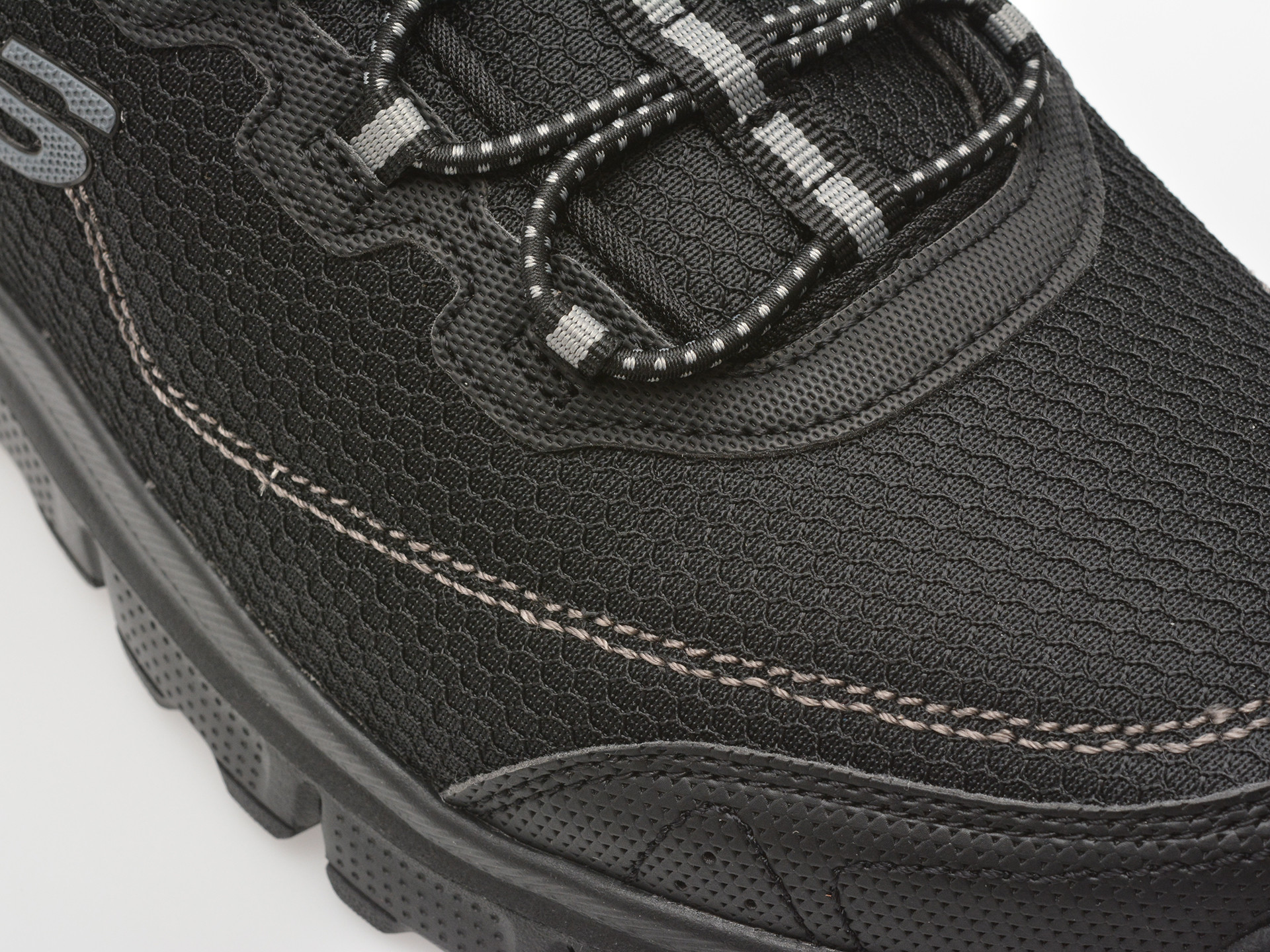 Pantofi sport SKECHERS negri, SUMMITS AT, din material textil