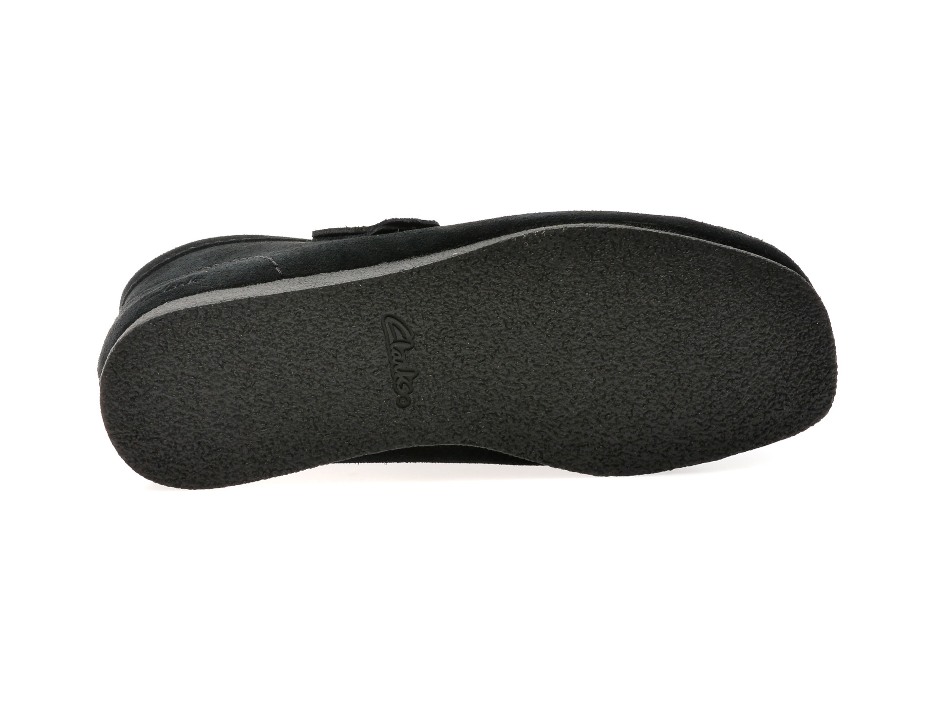 Ghete CLARKS negre, WALLABEE EVO BT, din piele intoarsa