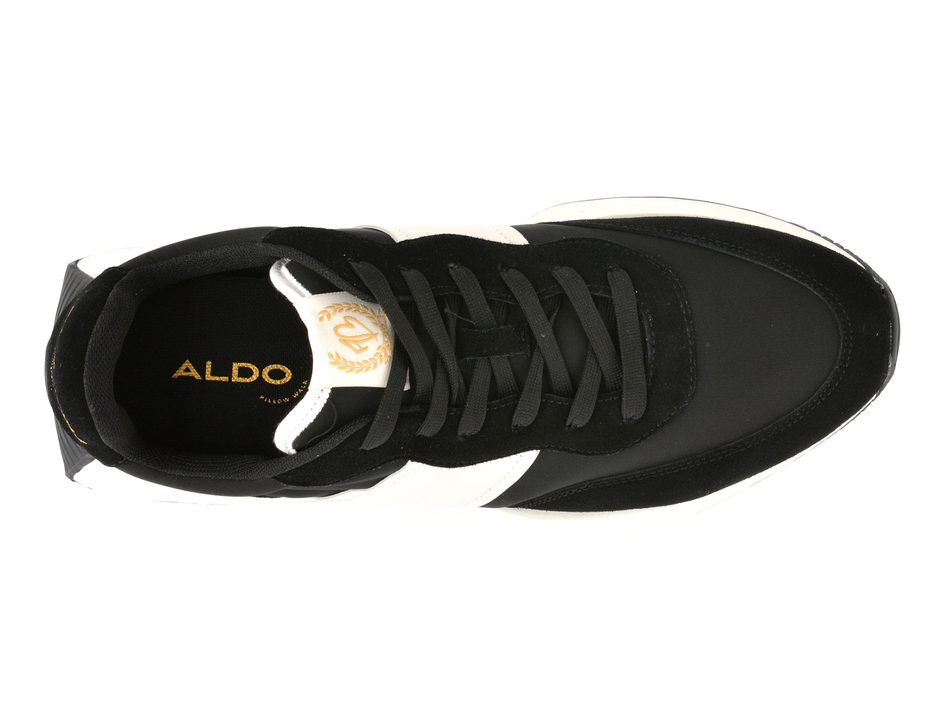 Pantofi sport ALDO negri, CLUBKICKS 001, din material textil