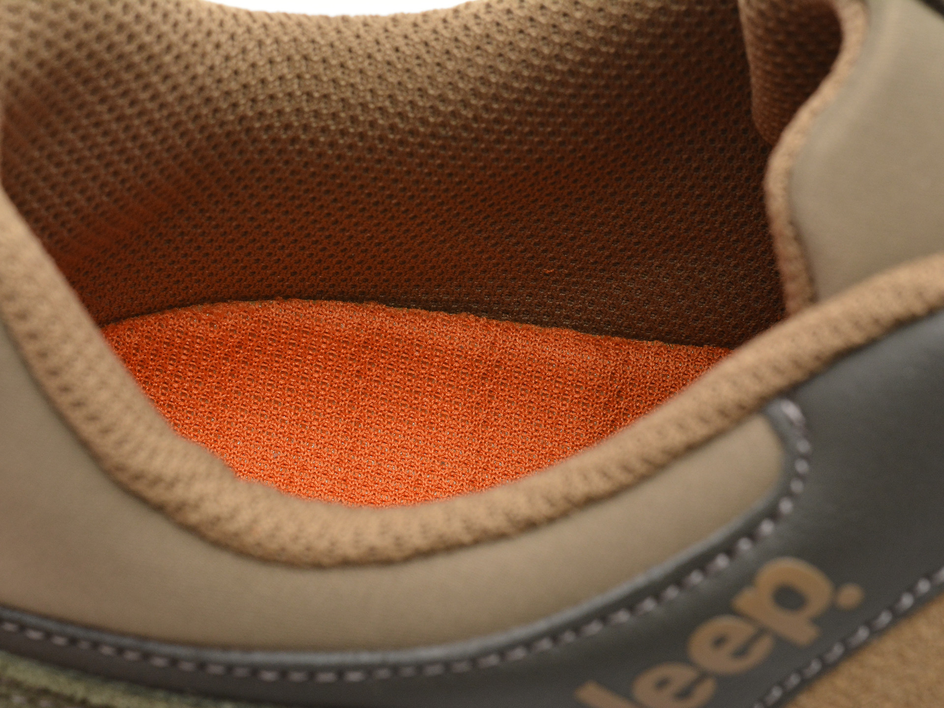 Pantofi sport JEEP kaki, M52070A, din piele naturala