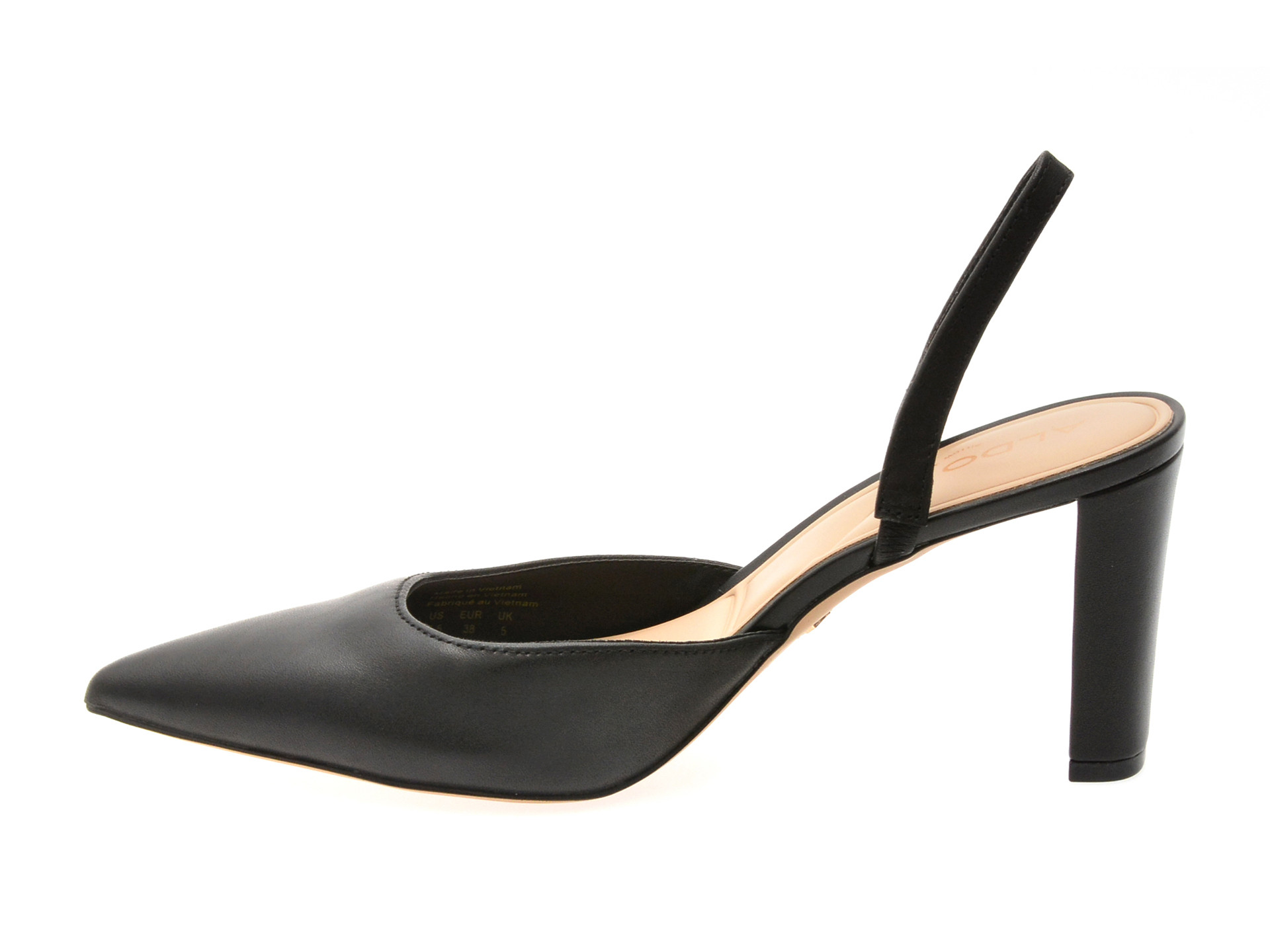 Pantofi eleganti ALDO negri, OLAELDAN 001, din piele naturala