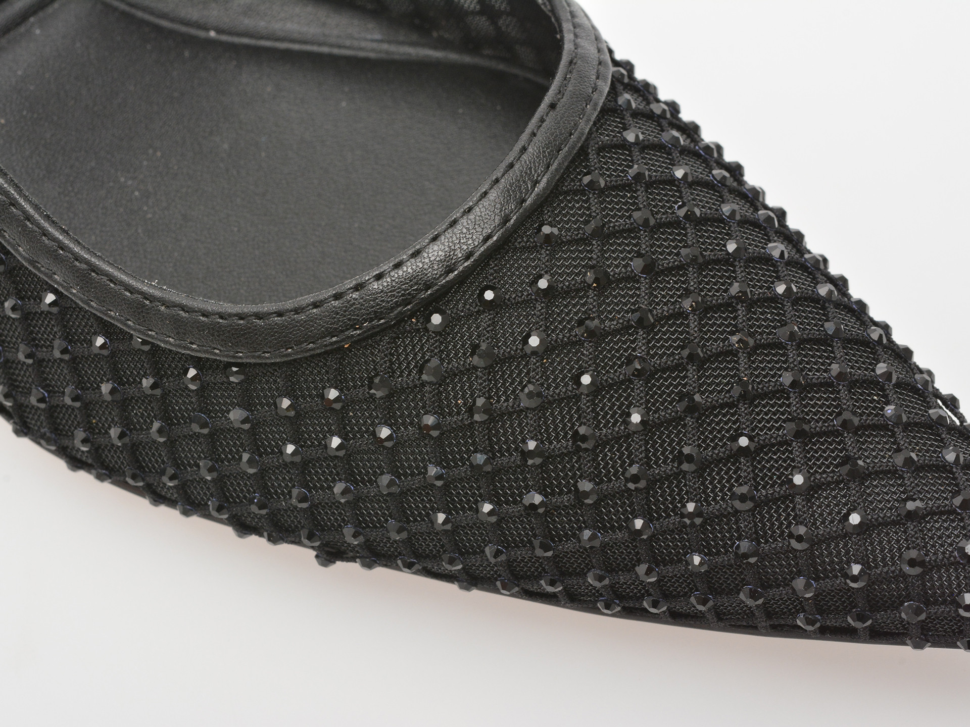 Pantofi eleganti ALDO negri, ELEGANT 001, din material textil