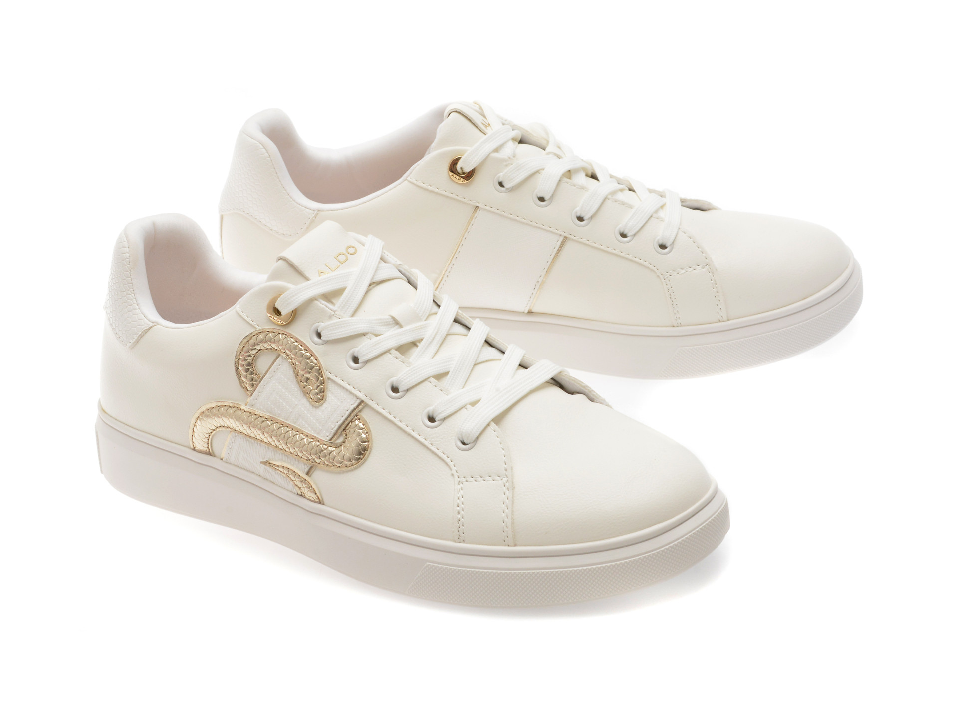 Pantofi sport ALDO albi, SLITHER 100, din piele ecologica