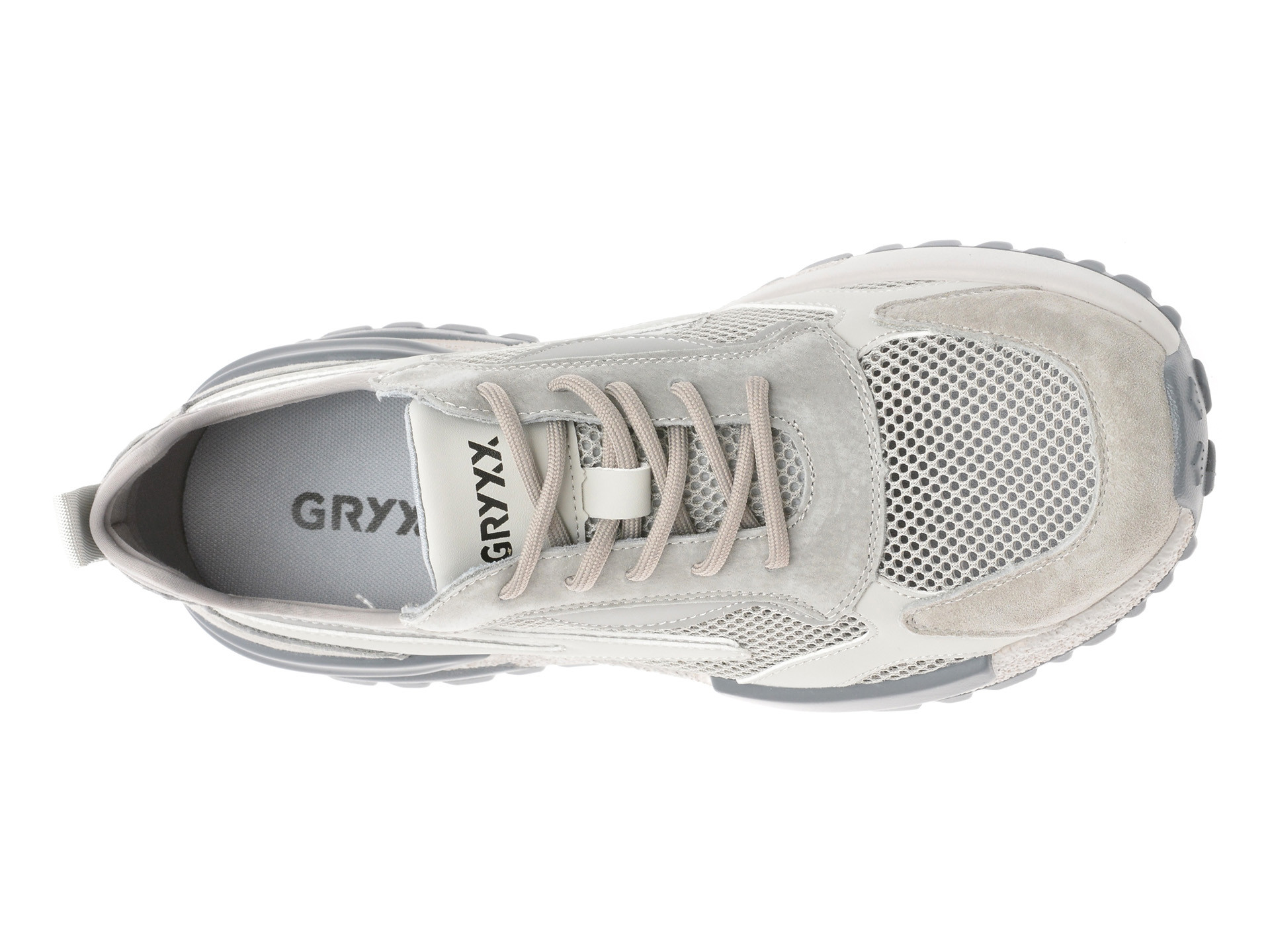 Pantofi sport GRYXX gri, 95386, din material textil