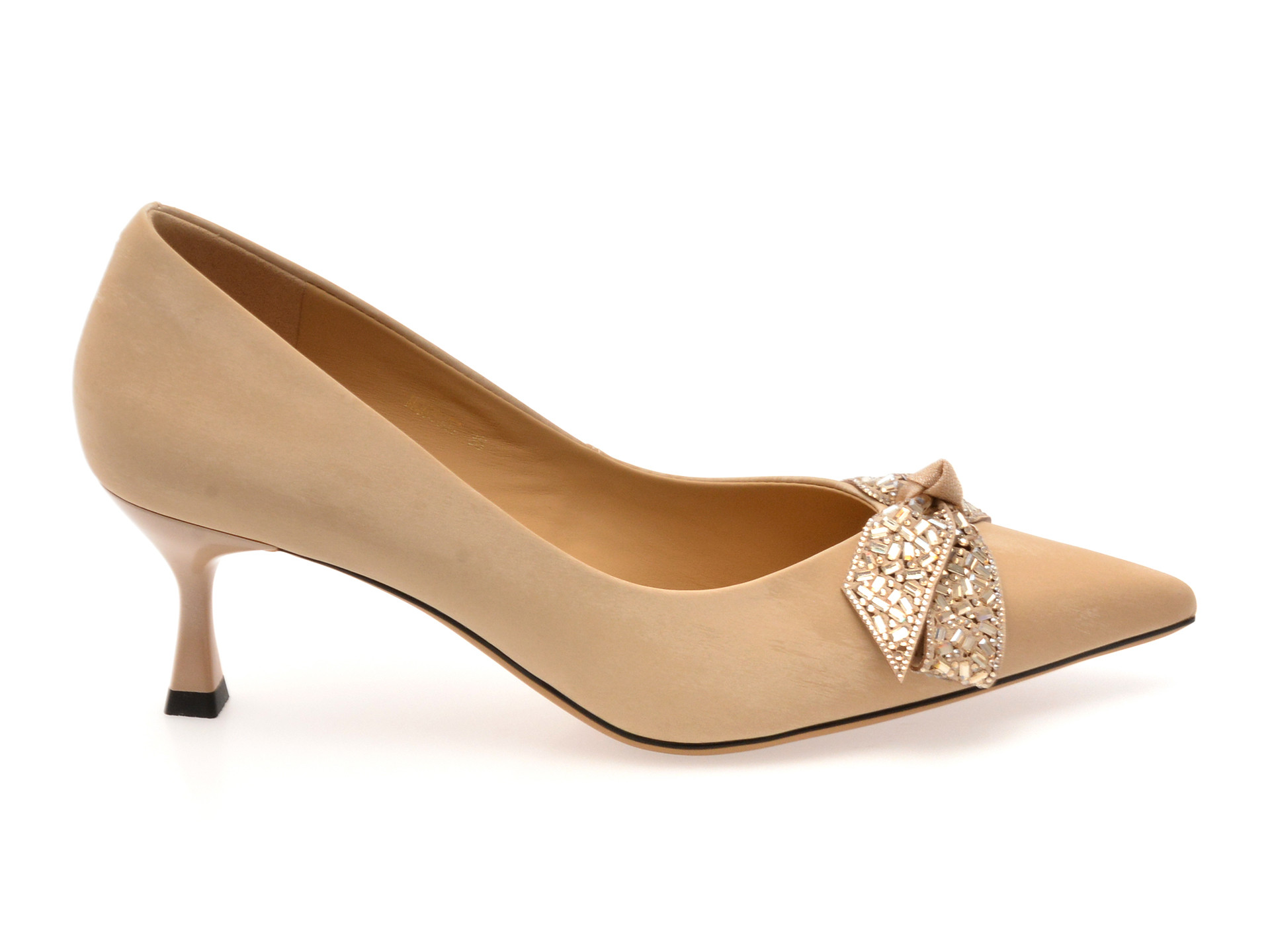 Pantofi eleganti EPICA aurii, 65057, din piele naturala