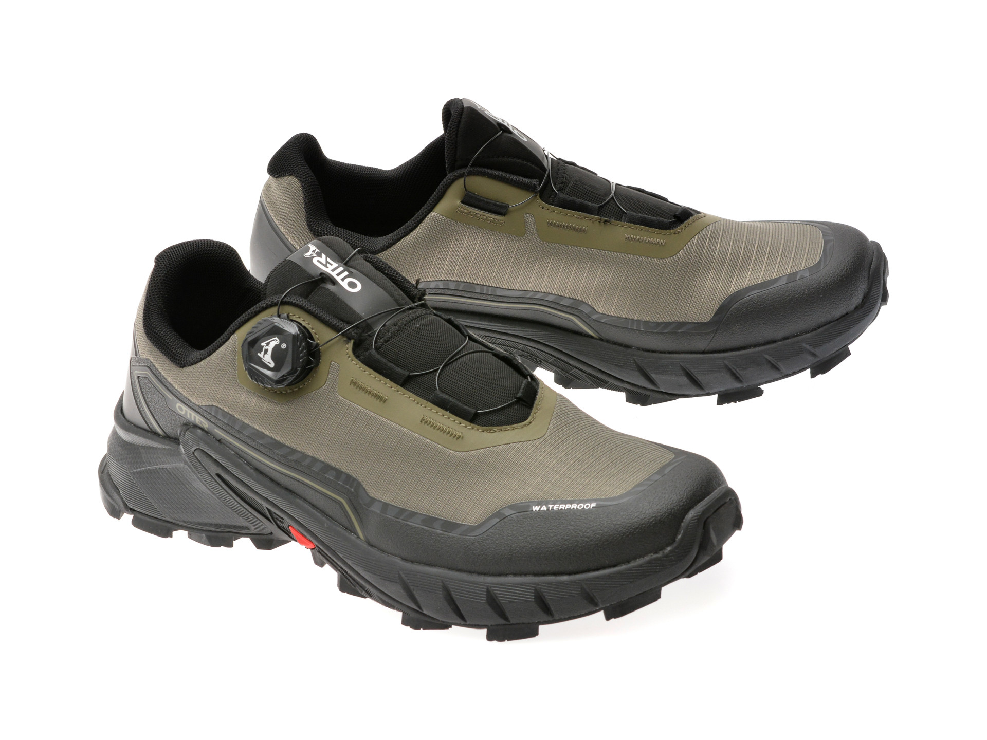 Pantofi sport OTTER kaki, 902, din material textil