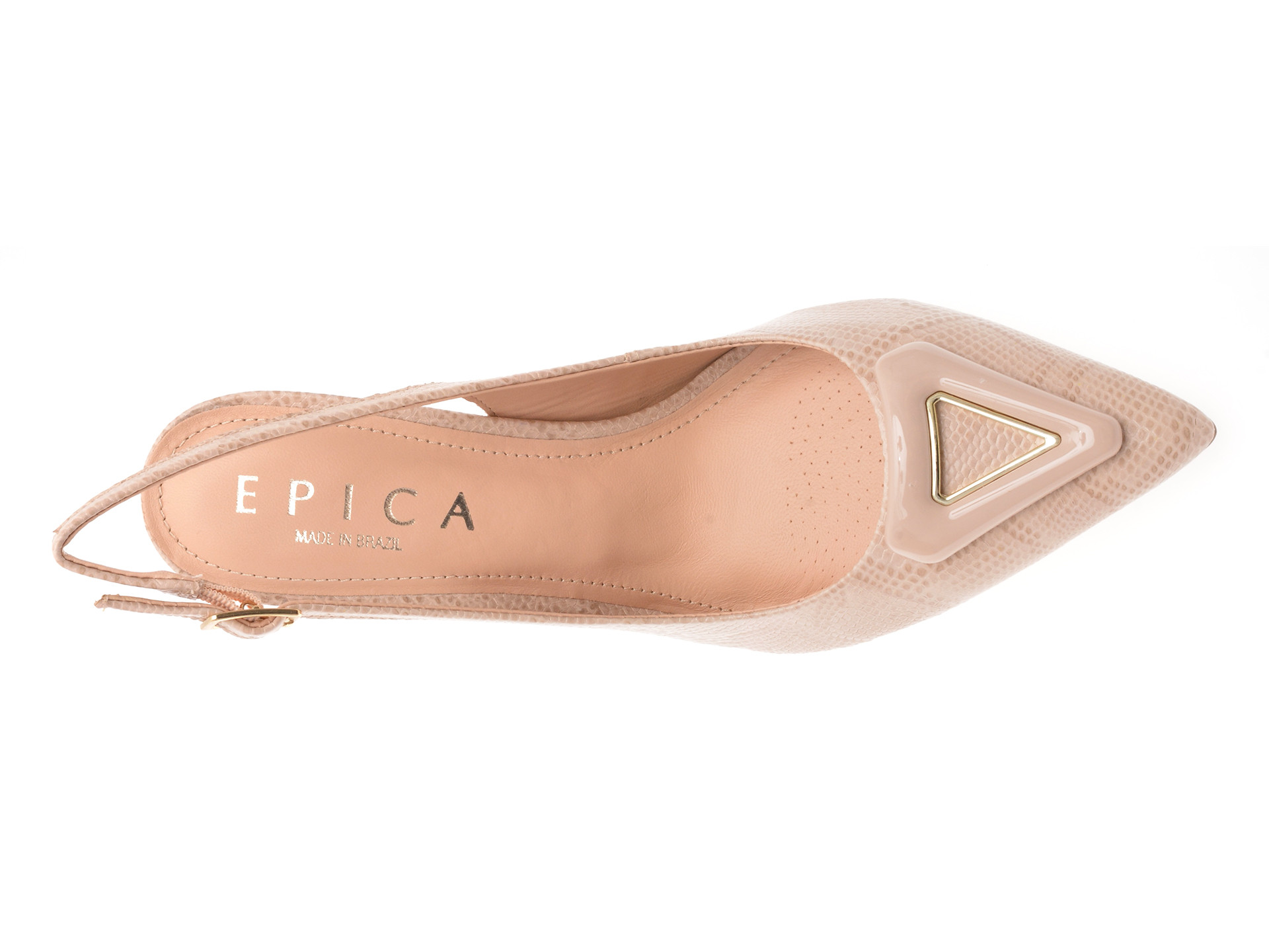 Pantofi eleganti EPICA nude, 1152835, din piele naturala