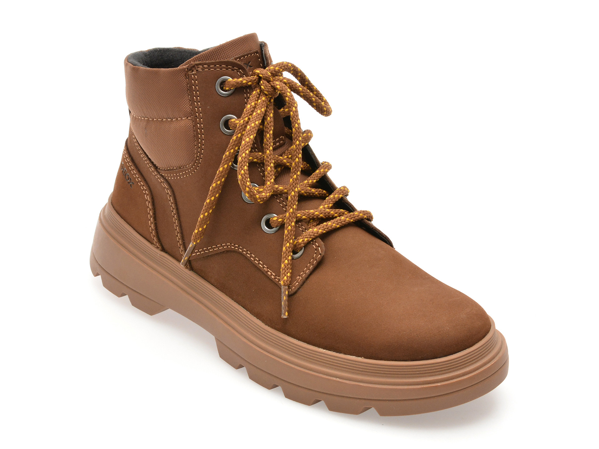 Ghete GEOX maro, J46M9A, din piele naturala