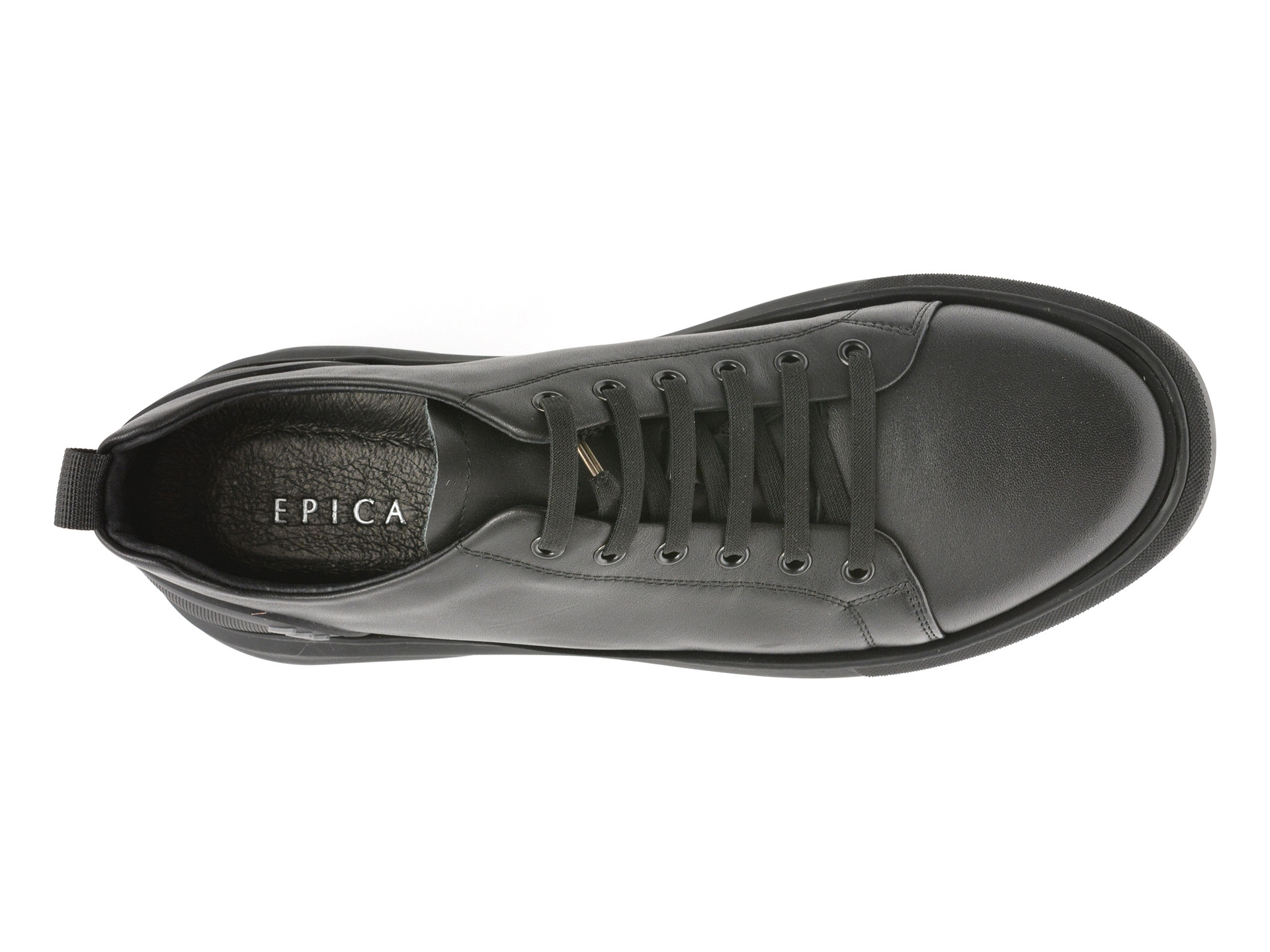 Pantofi sport EPICA negri, 8161, din piele naturala