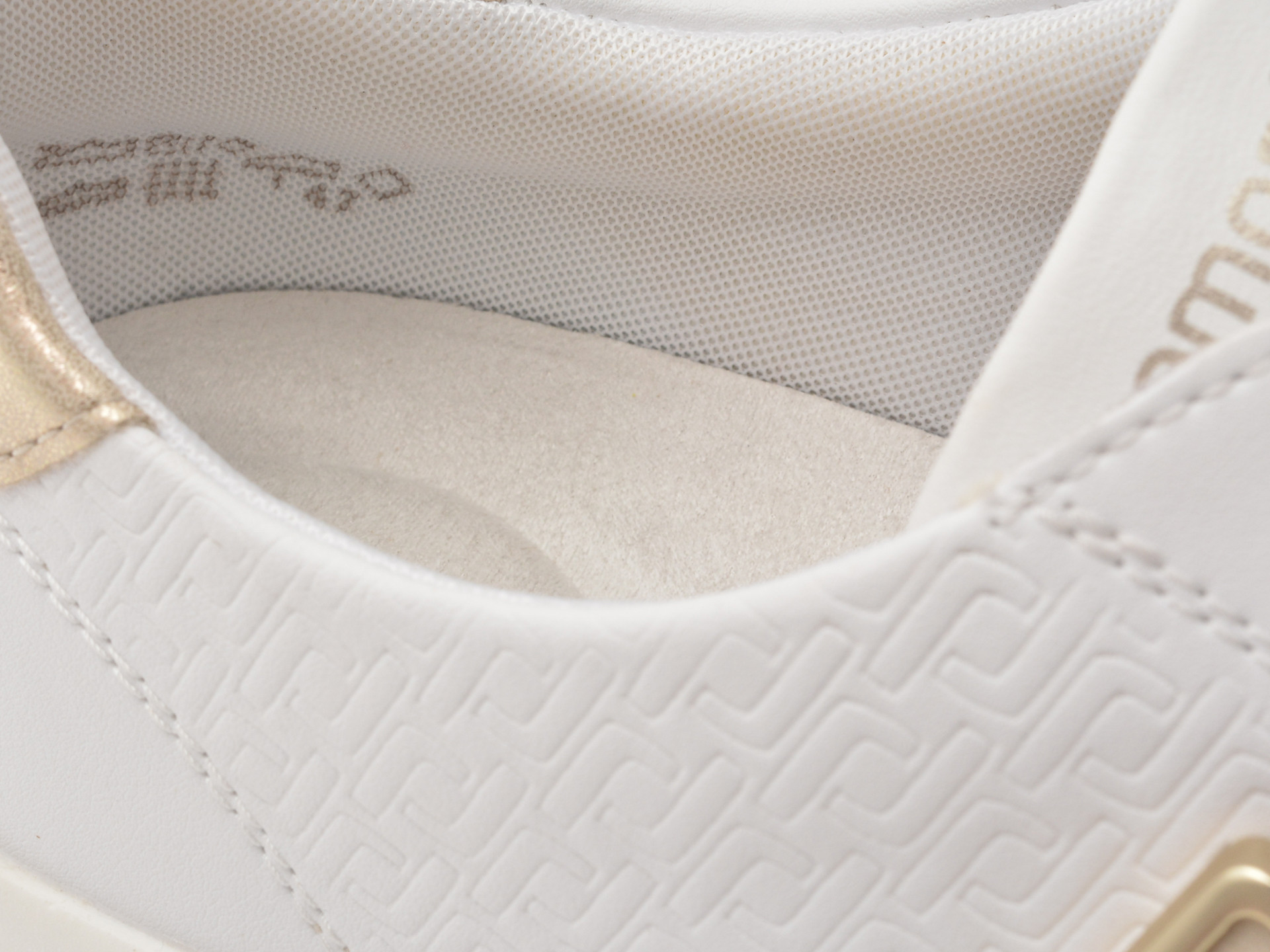 Pantofi sport REMONTE albi, D1C07, din piele naturala