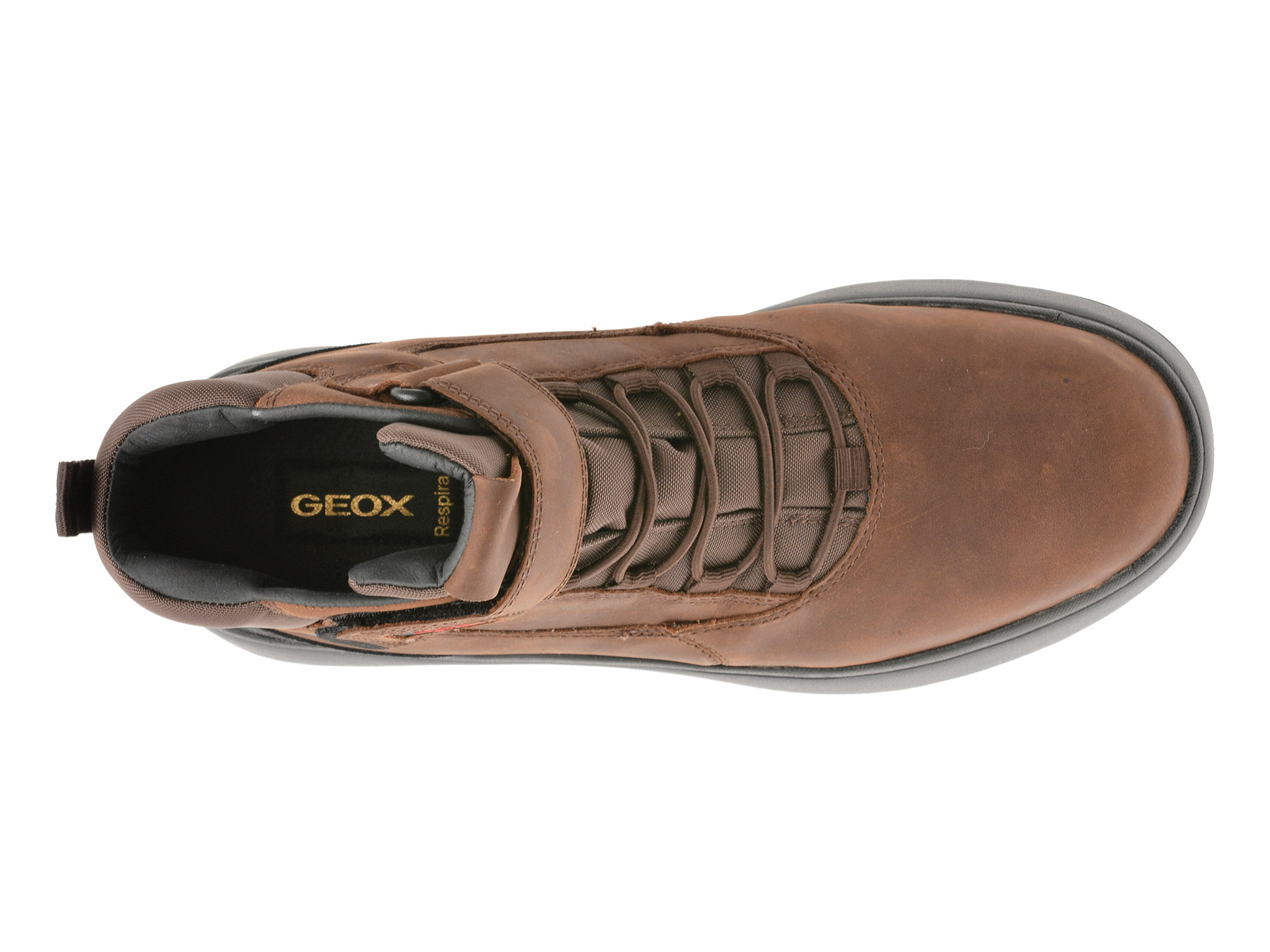 Ghete GEOX maro, U56FZC, din piele naturala