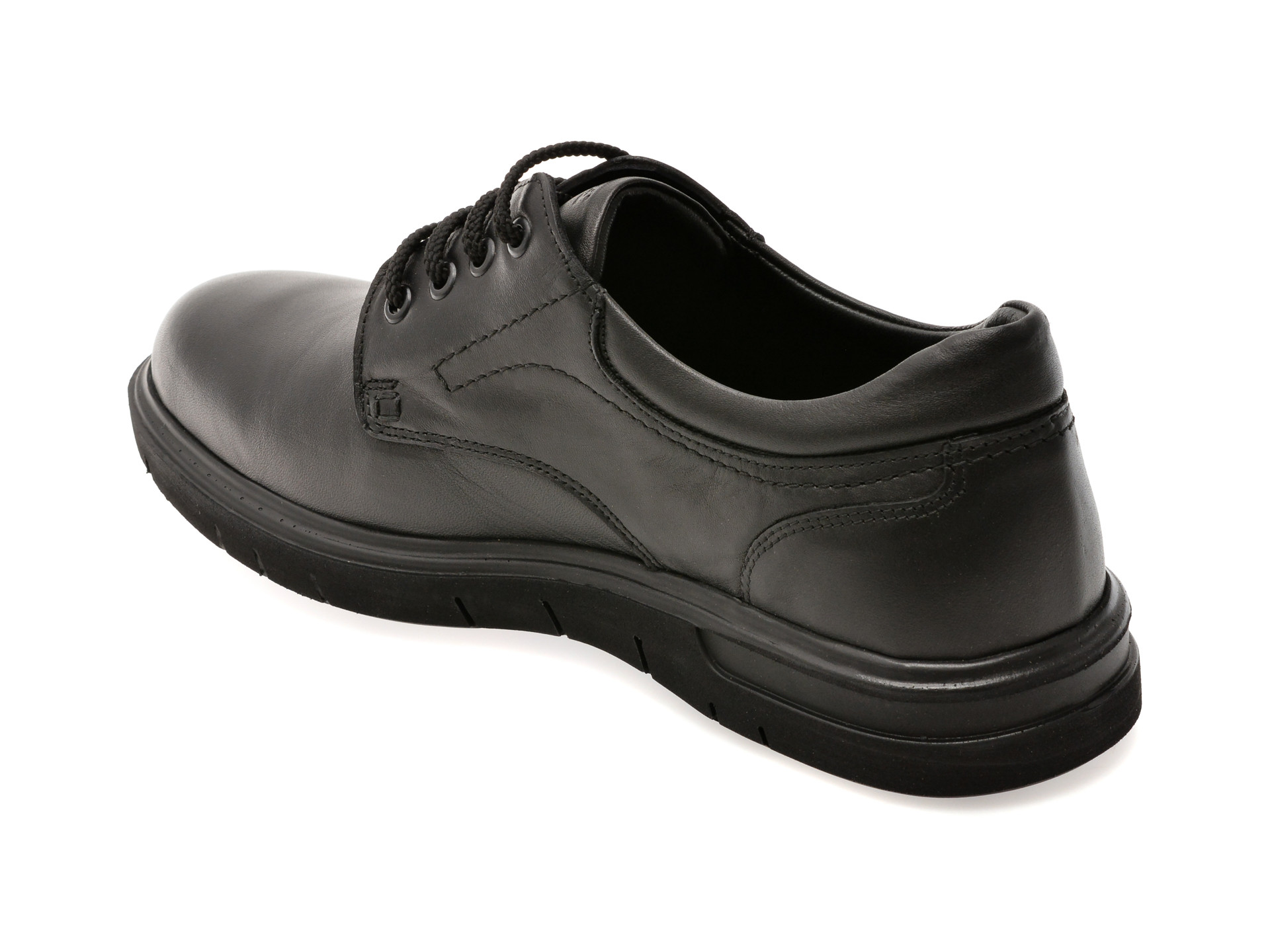 Pantofi OTTER negri, 2804, din piele naturala