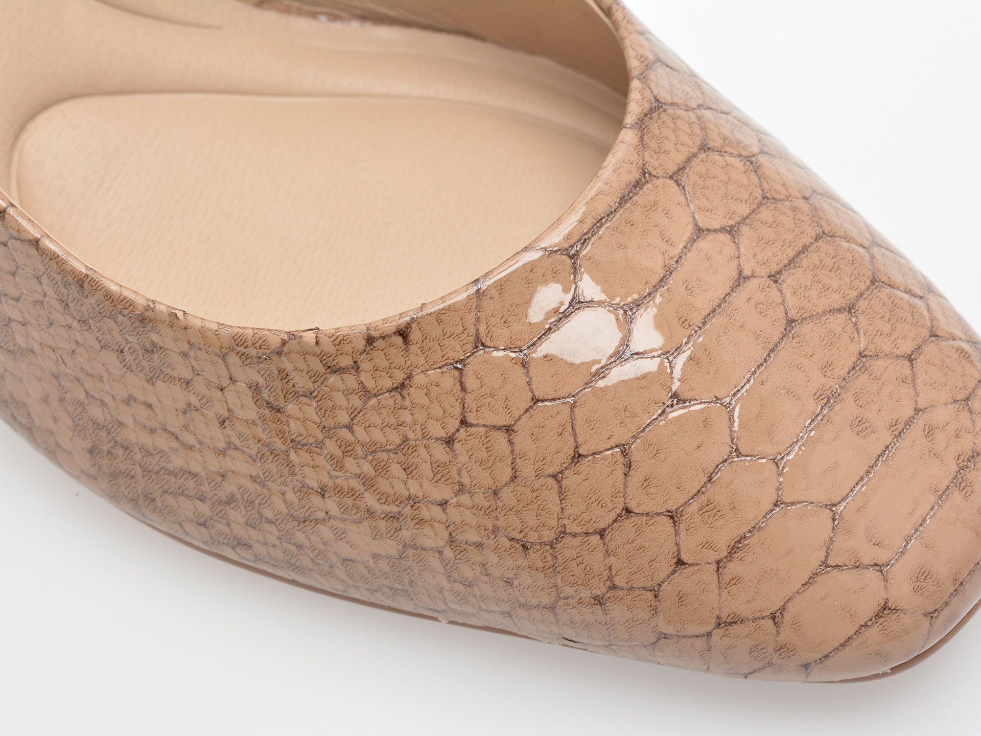 Pantofi EPICA gri, 1358644, din piele naturala lacuita