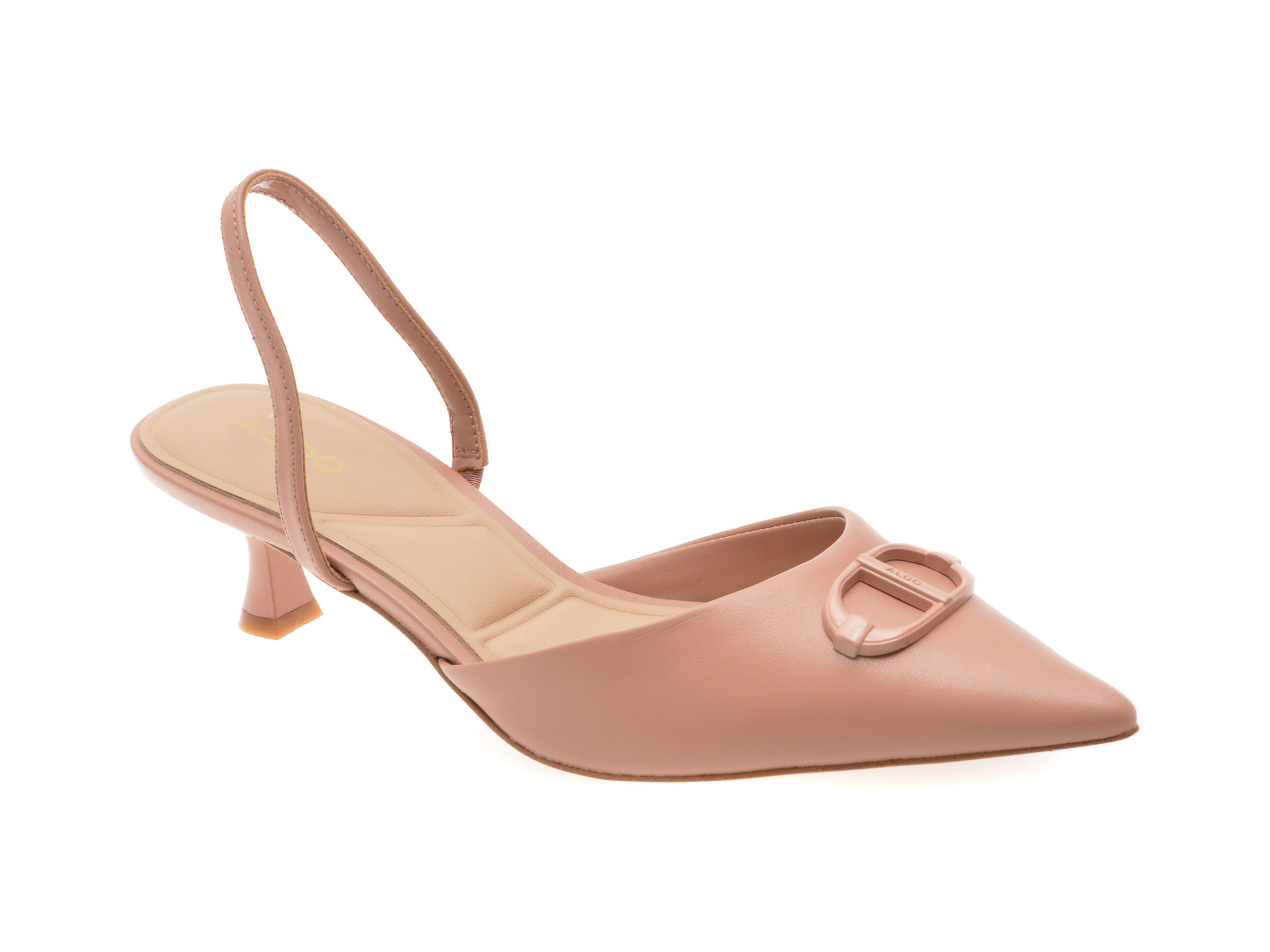 Pantofi eleganti ALDO bej, DELICATE 690, din piele ecologica