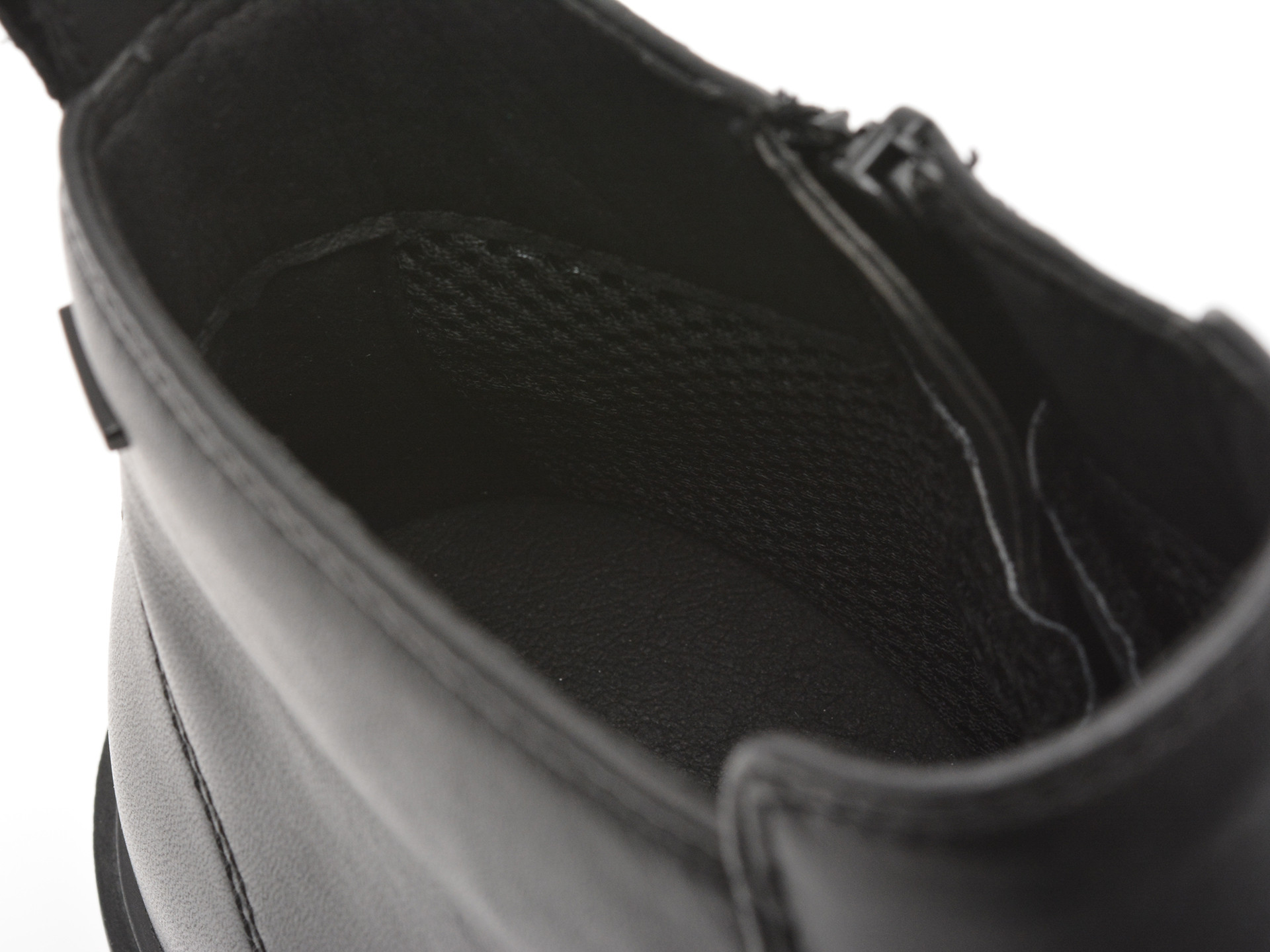 Ghete GEOX negre, U46HNC, din piele naturala