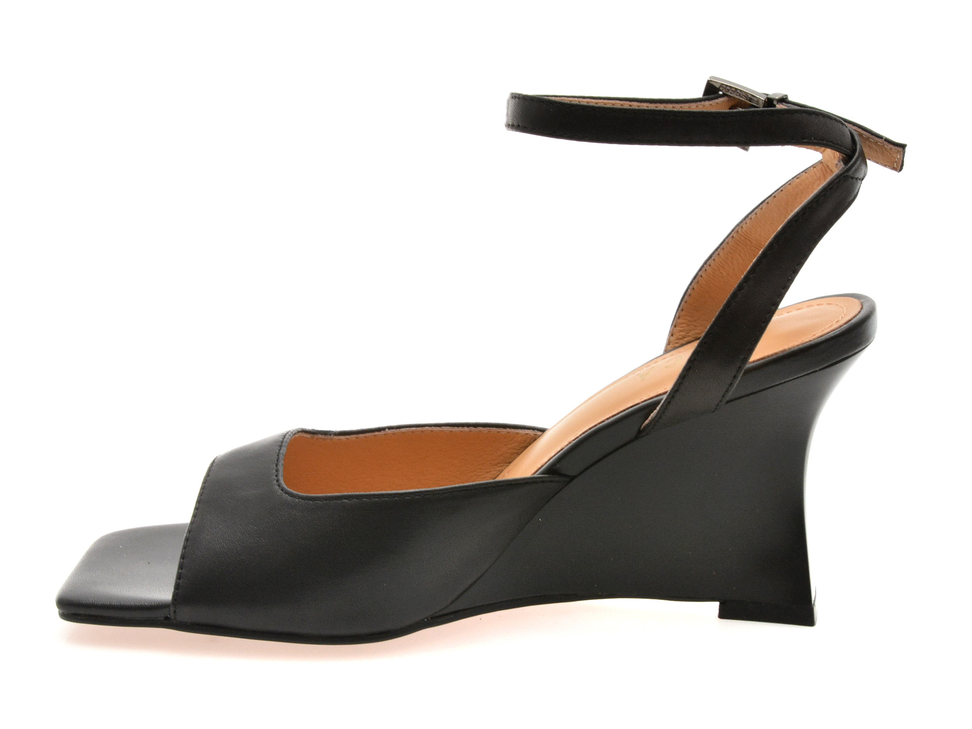 Sandale elegante EPICA negre, 4H1018, din piele naturala