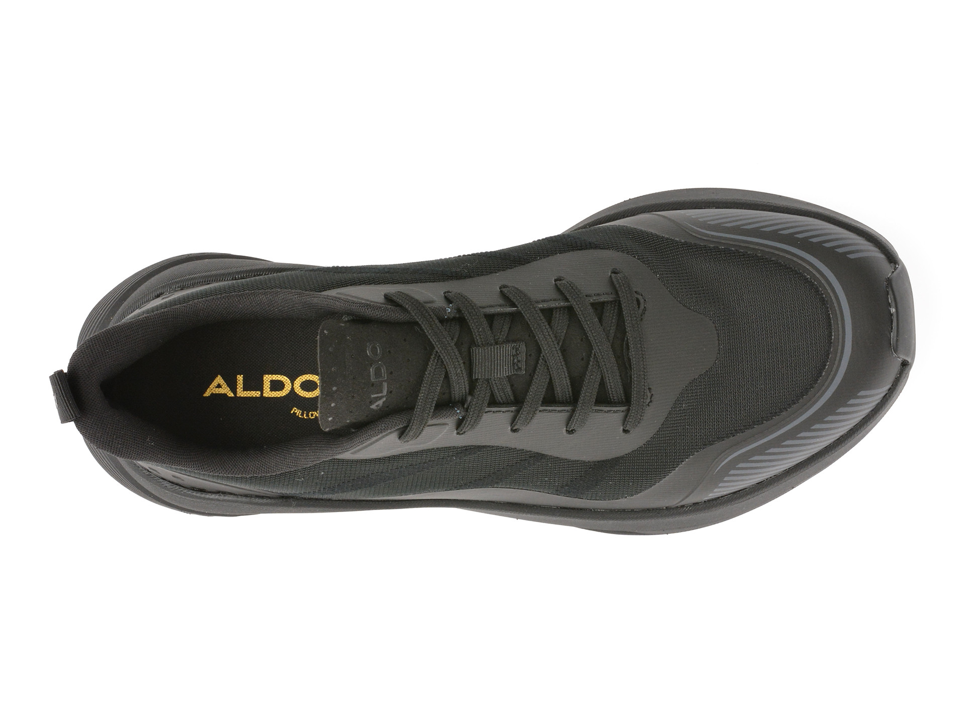 Pantofi sport ALDO negri, PILLOWSTEP 001, din material textil