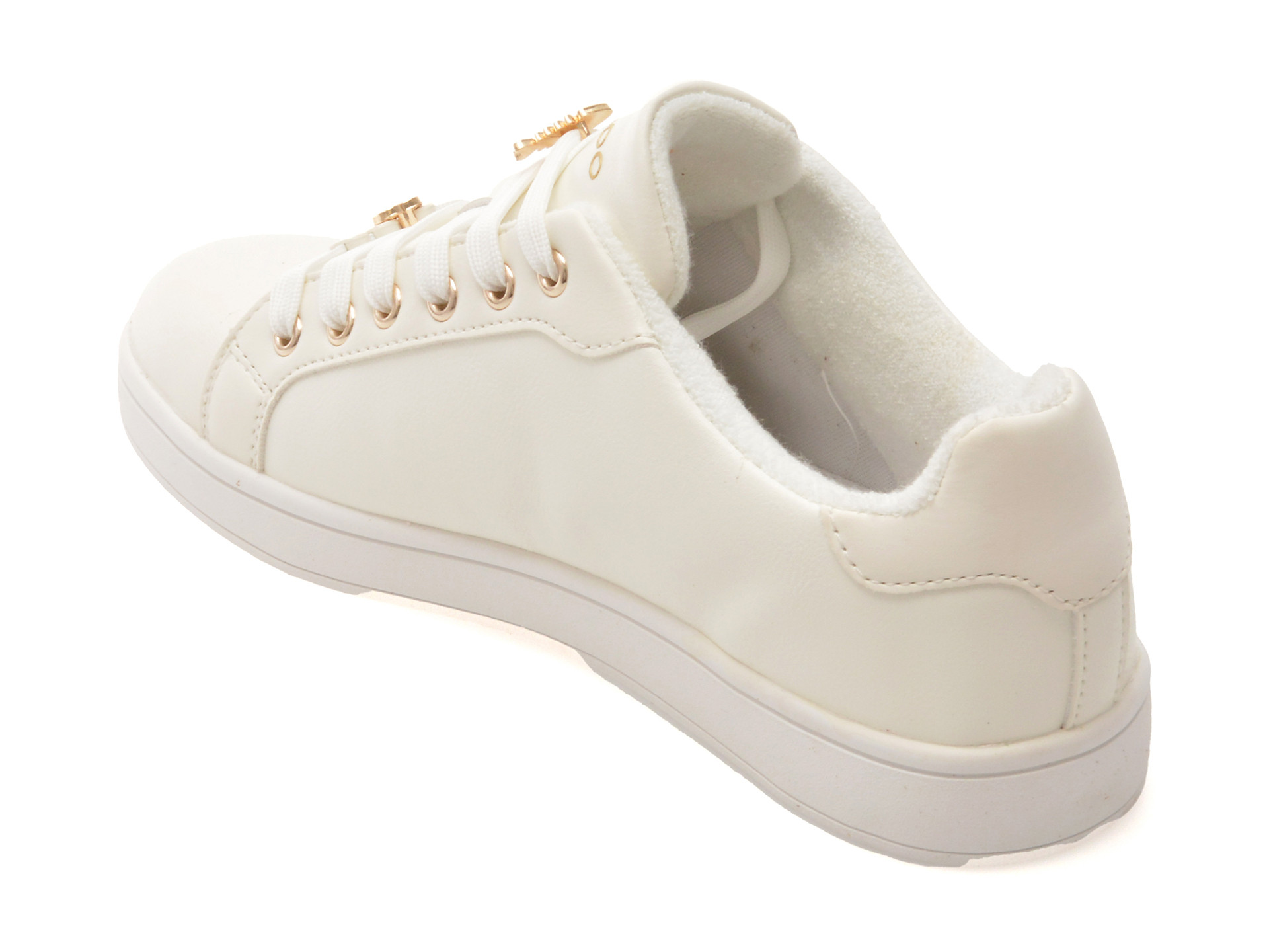 Pantofi sport ALDO albi, CATSNEAKER 100, din piele ecologica