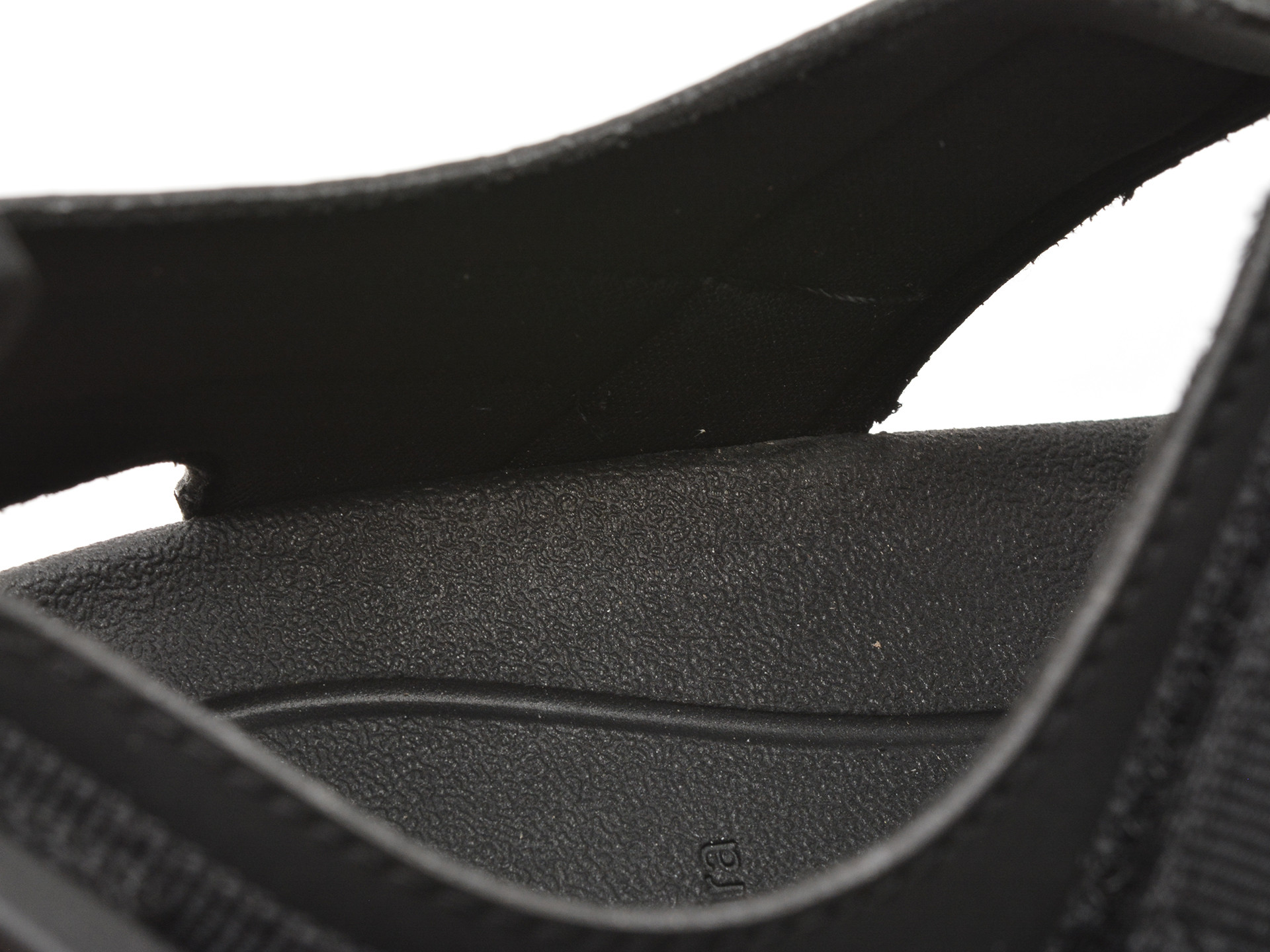 Sandale GEOX negre, U55L0A, din piele ecologica