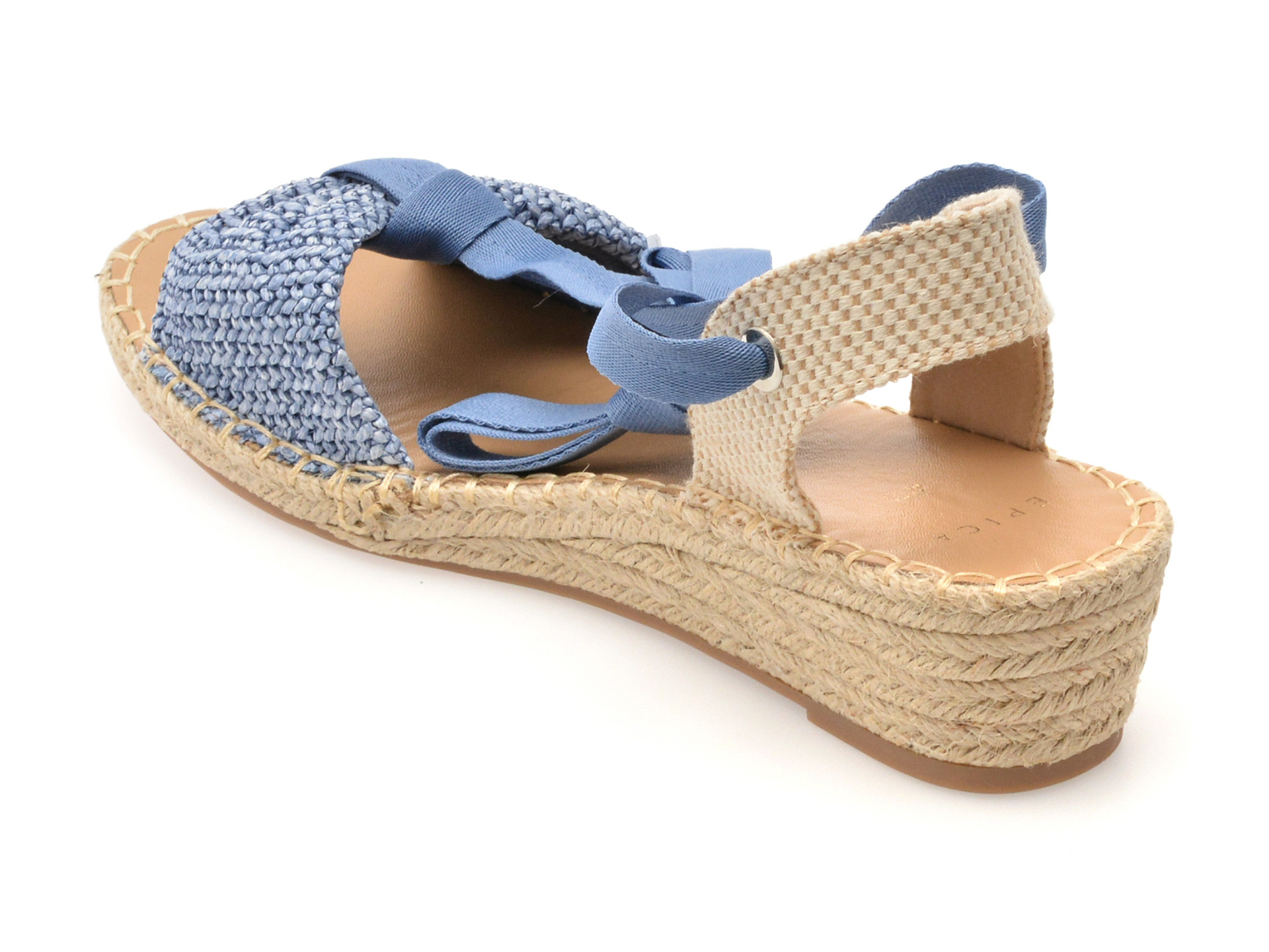 Sandale EPICA albastre, 82917, din material textil