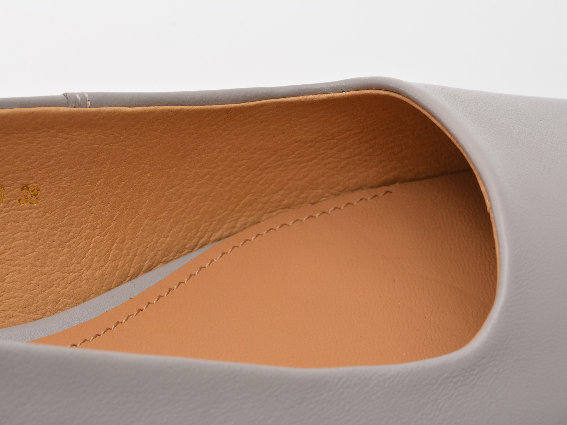 Pantofi EPICA gri, 32S, din piele naturala