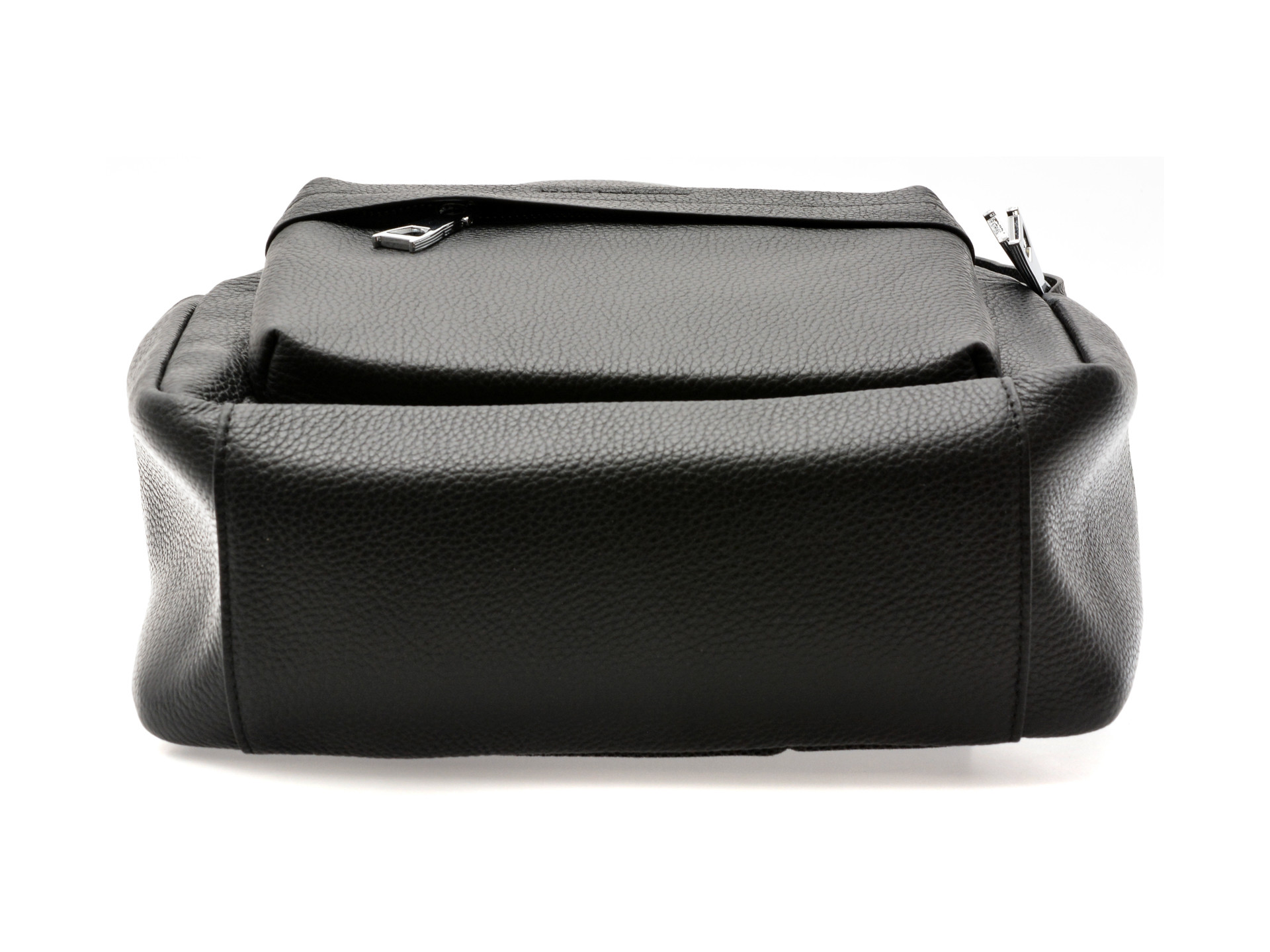 Rucsac MARIO FERRETTI negru, 2001, din piele naturala