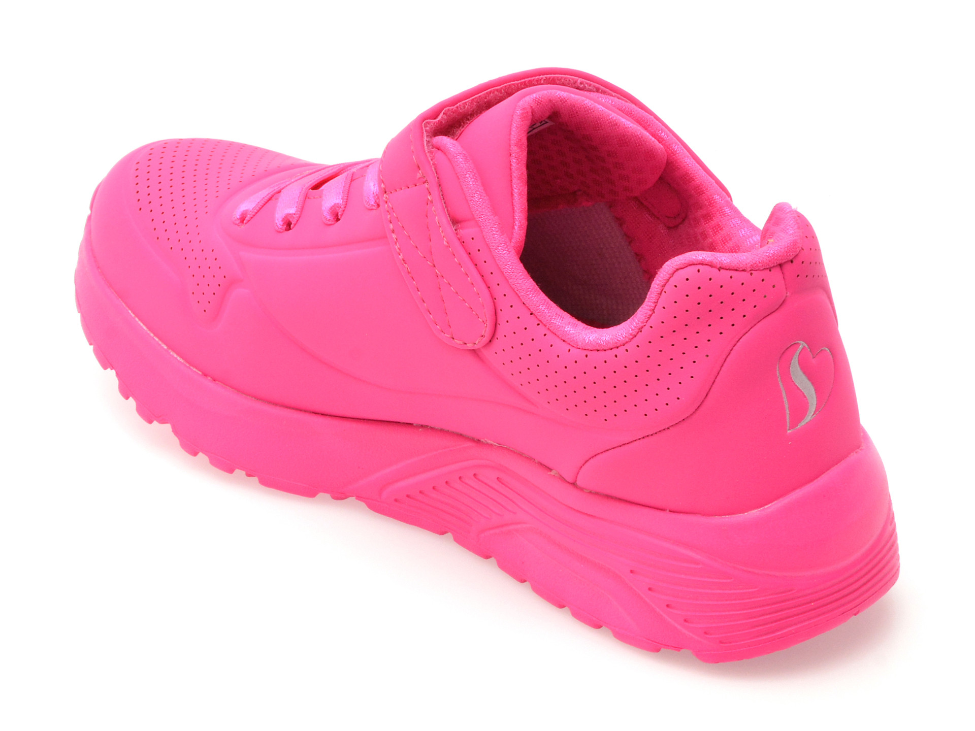 Pantofi sport SKECHERS roz, UNO LITE , din piele ecologica