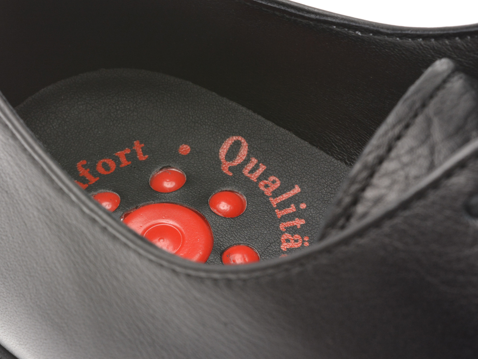 Pantofi eleganti OTTER negri, 40031, din piele naturala