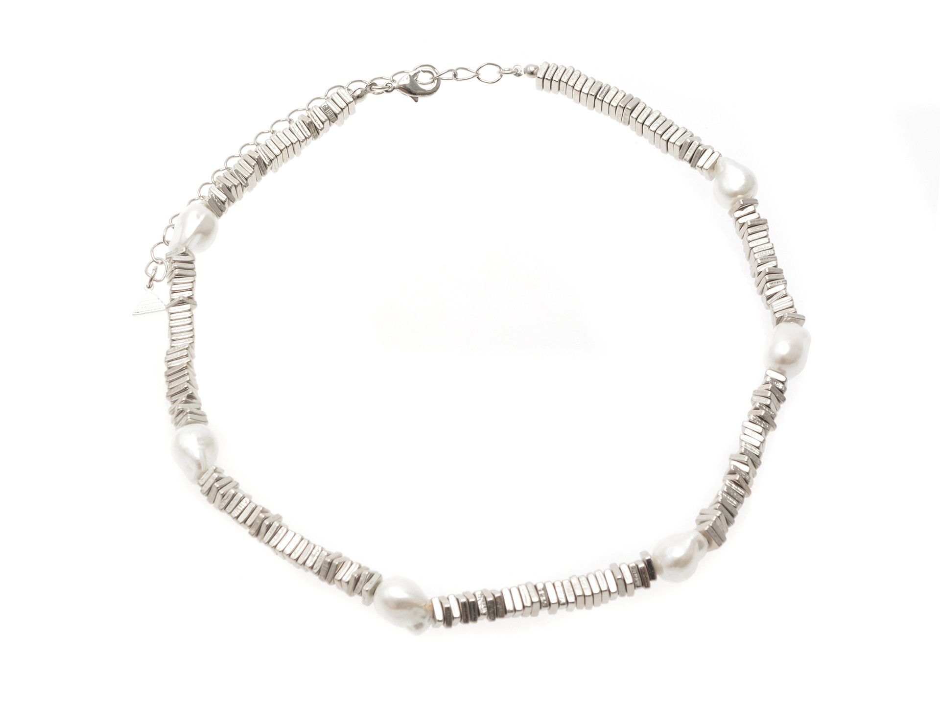 Colier ALDO argintiu, AMELINNA 040, din metal