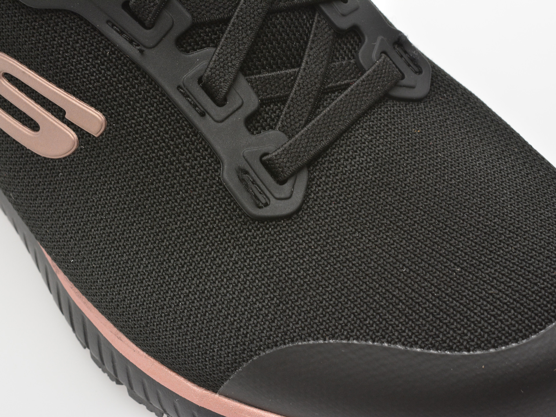 Pantofi sport SKECHERS negri, SQUAD SR, din material textil