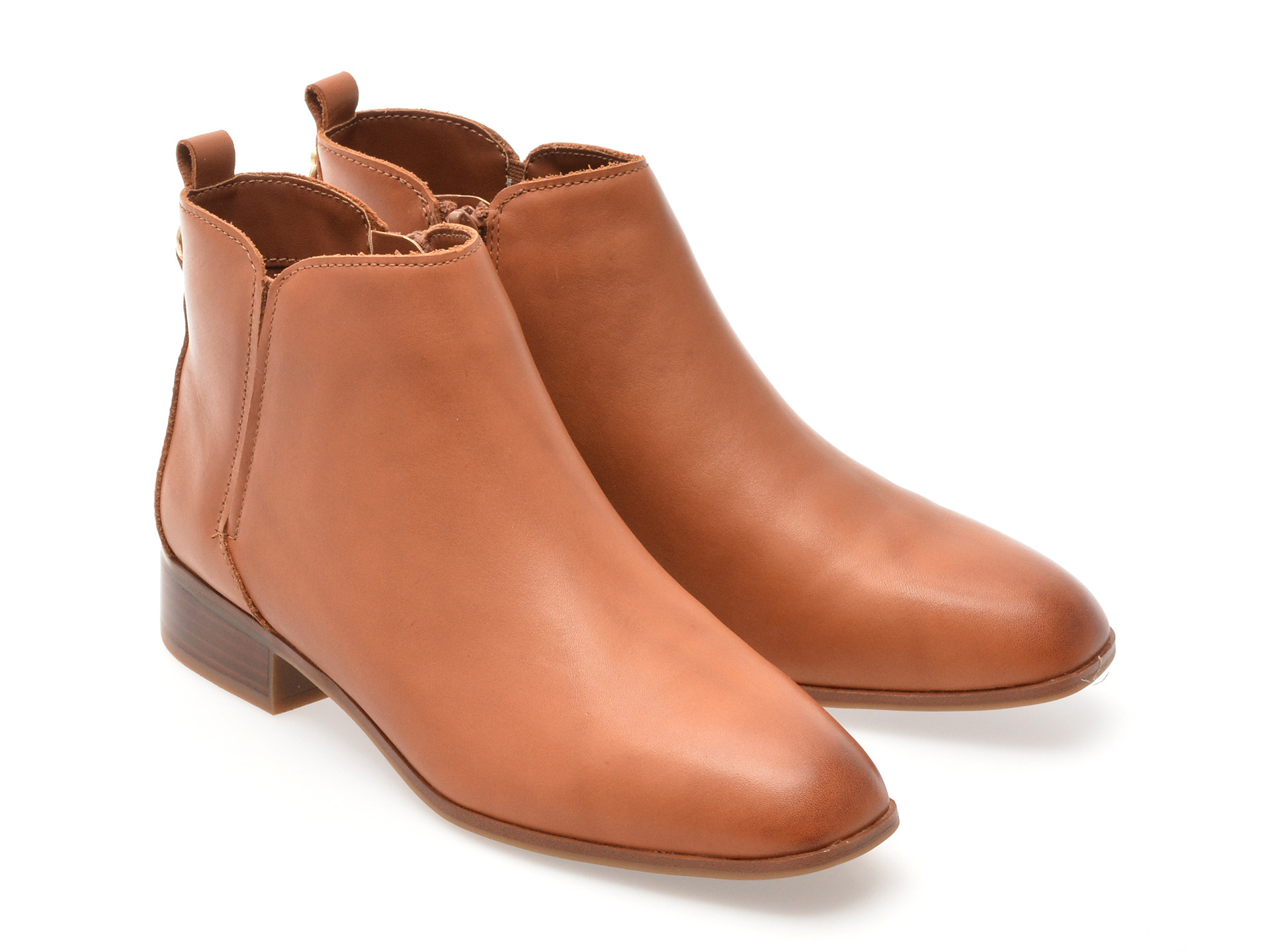 Ghete ALDO maro, VERITY 221, din piele naturala