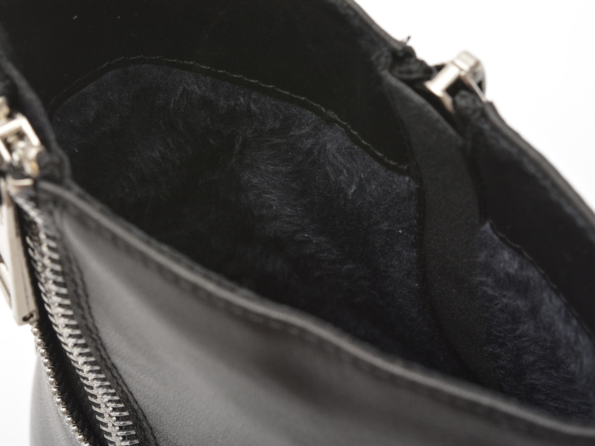 Ghete ALDO negre, D525, din piele naturala